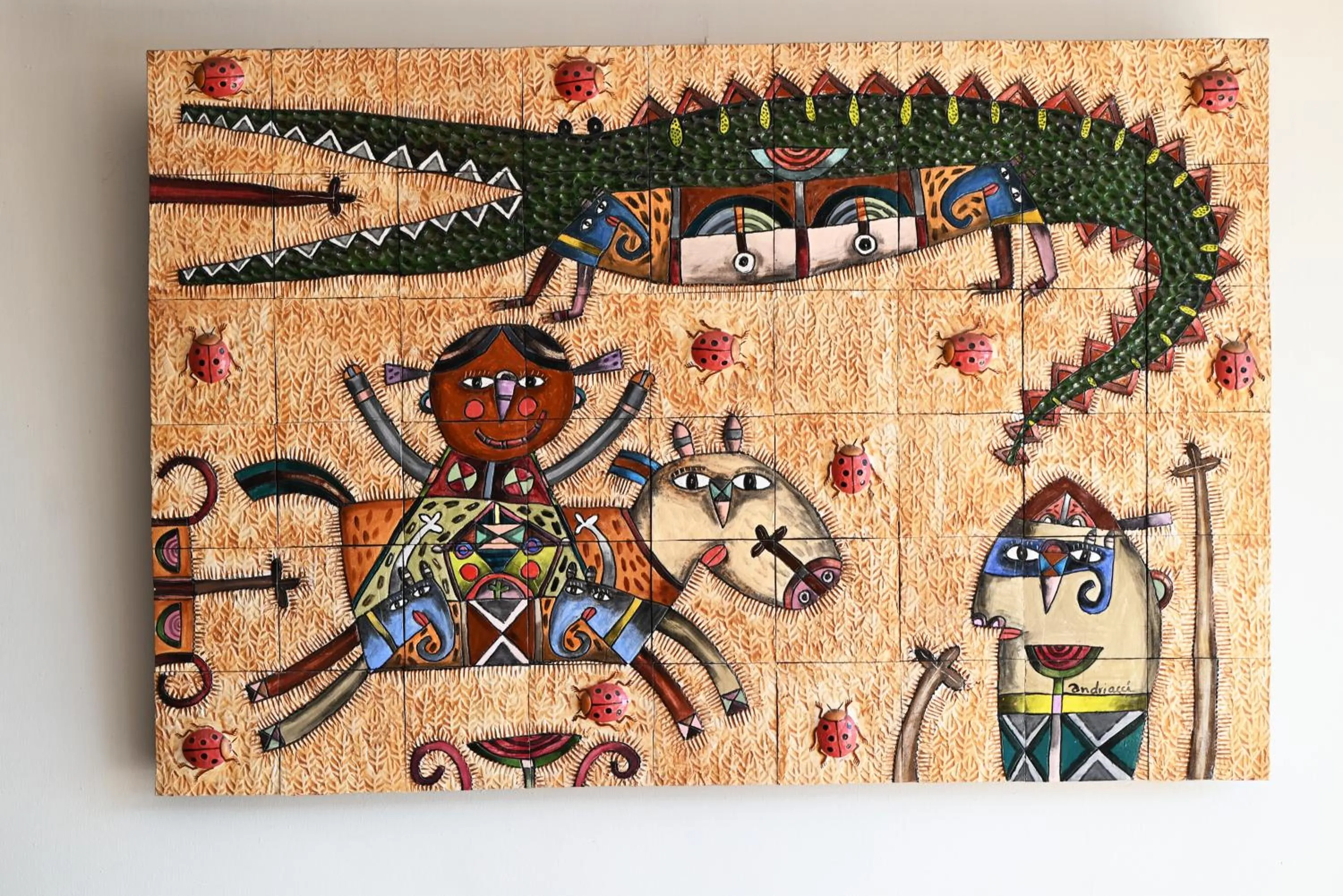 Decorative detail in Hotel Hacienda