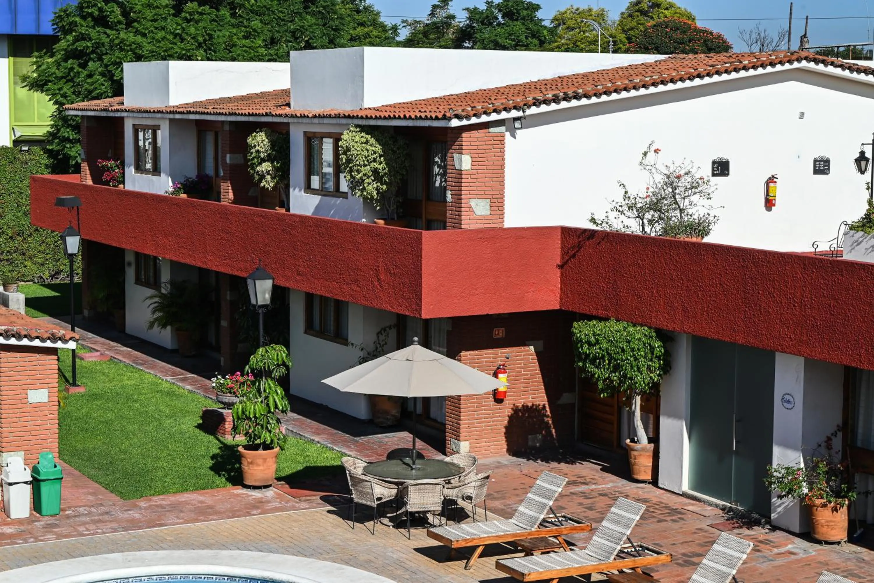 Patio in Hotel Hacienda