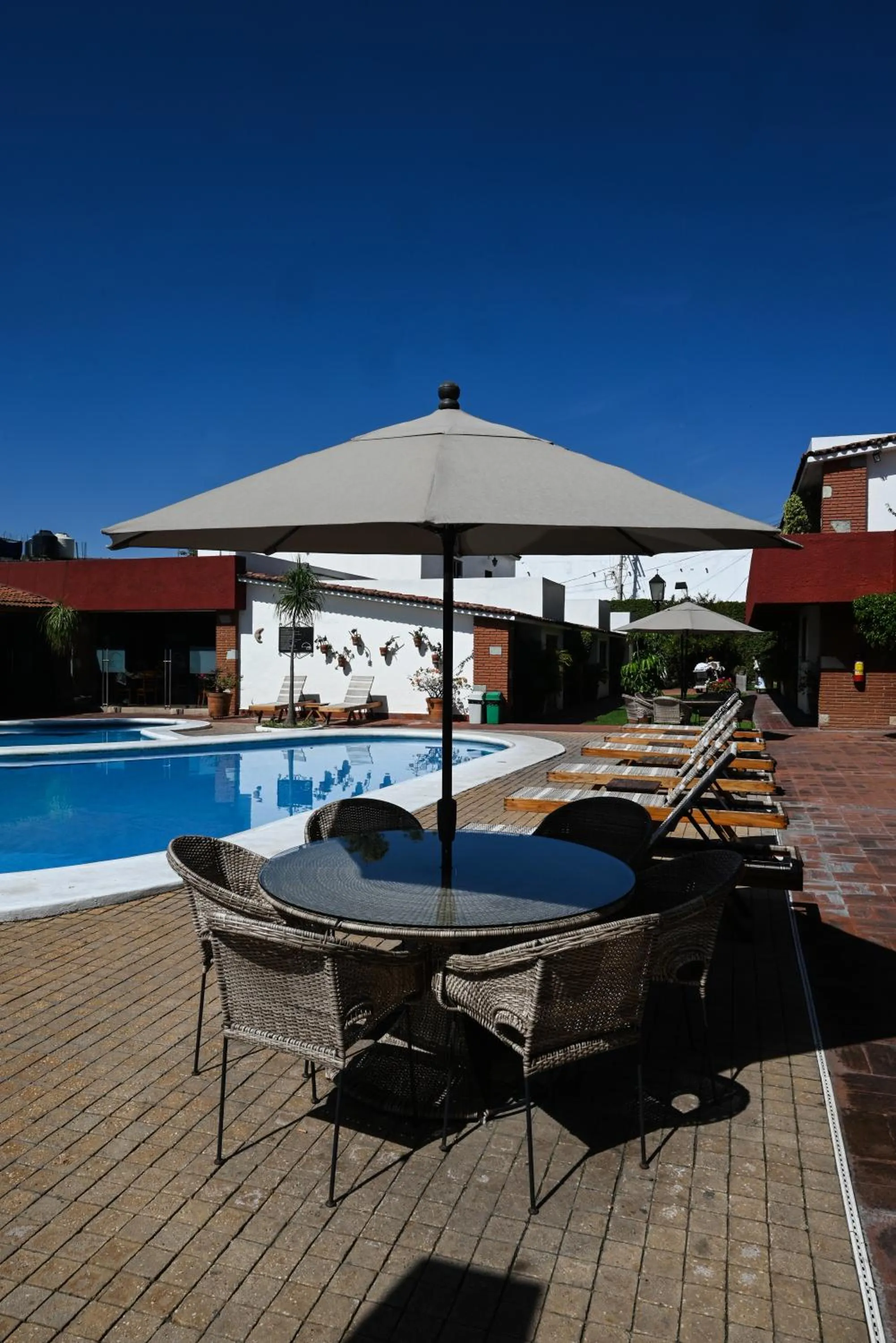 Patio in Hotel Hacienda