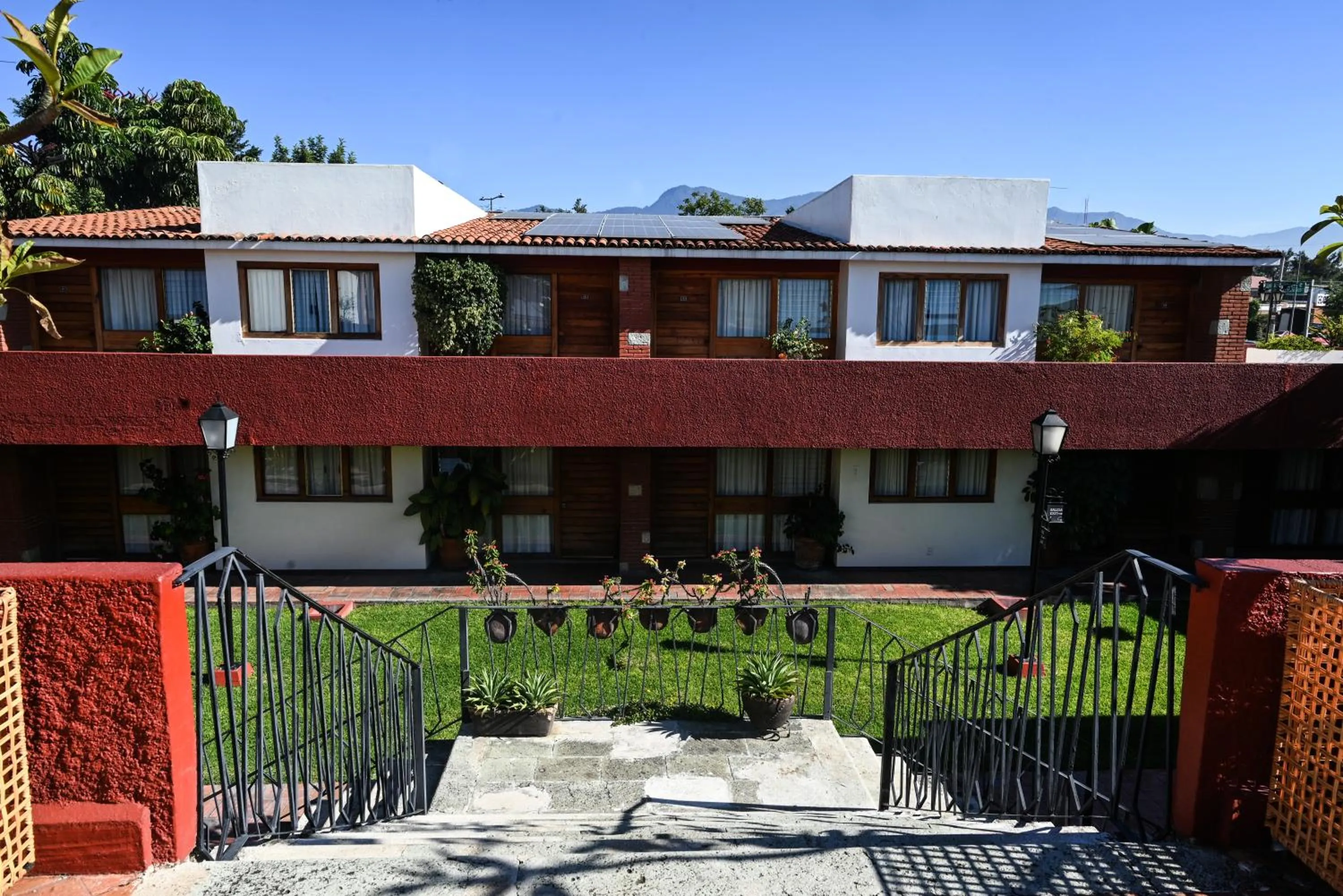 Garden view in Hotel Hacienda