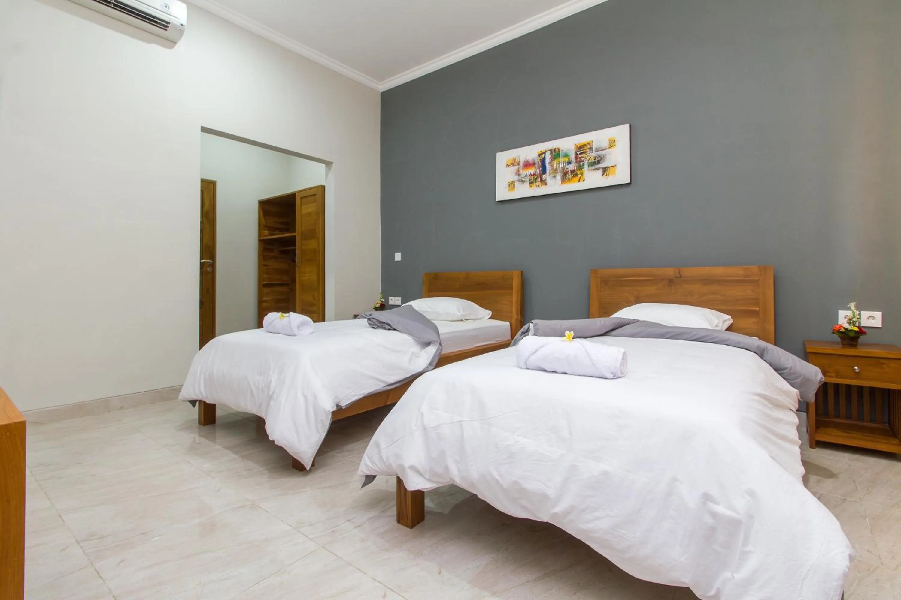 Bed in The Uma Guesthouse