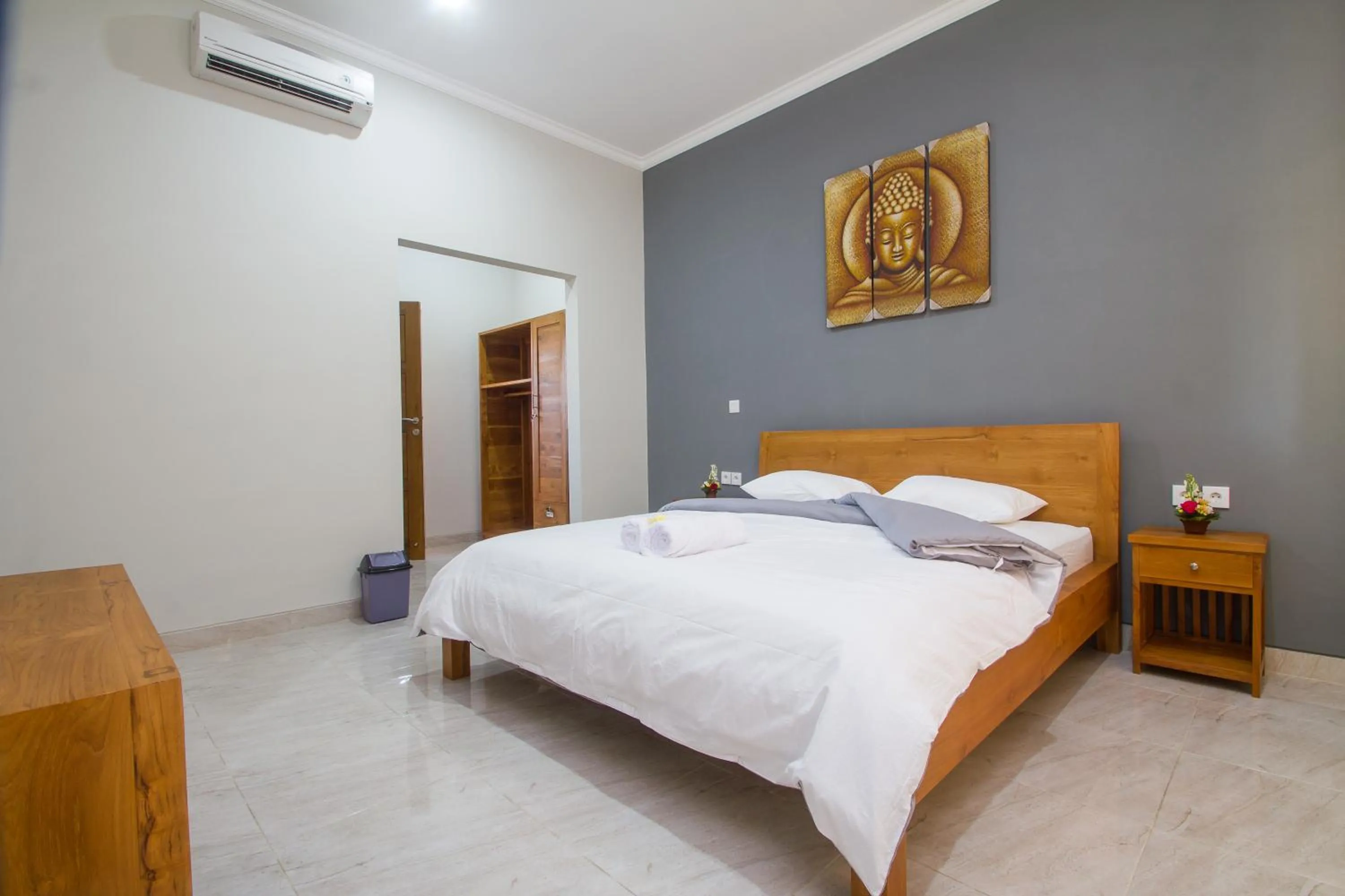 Bed in The Uma Guesthouse