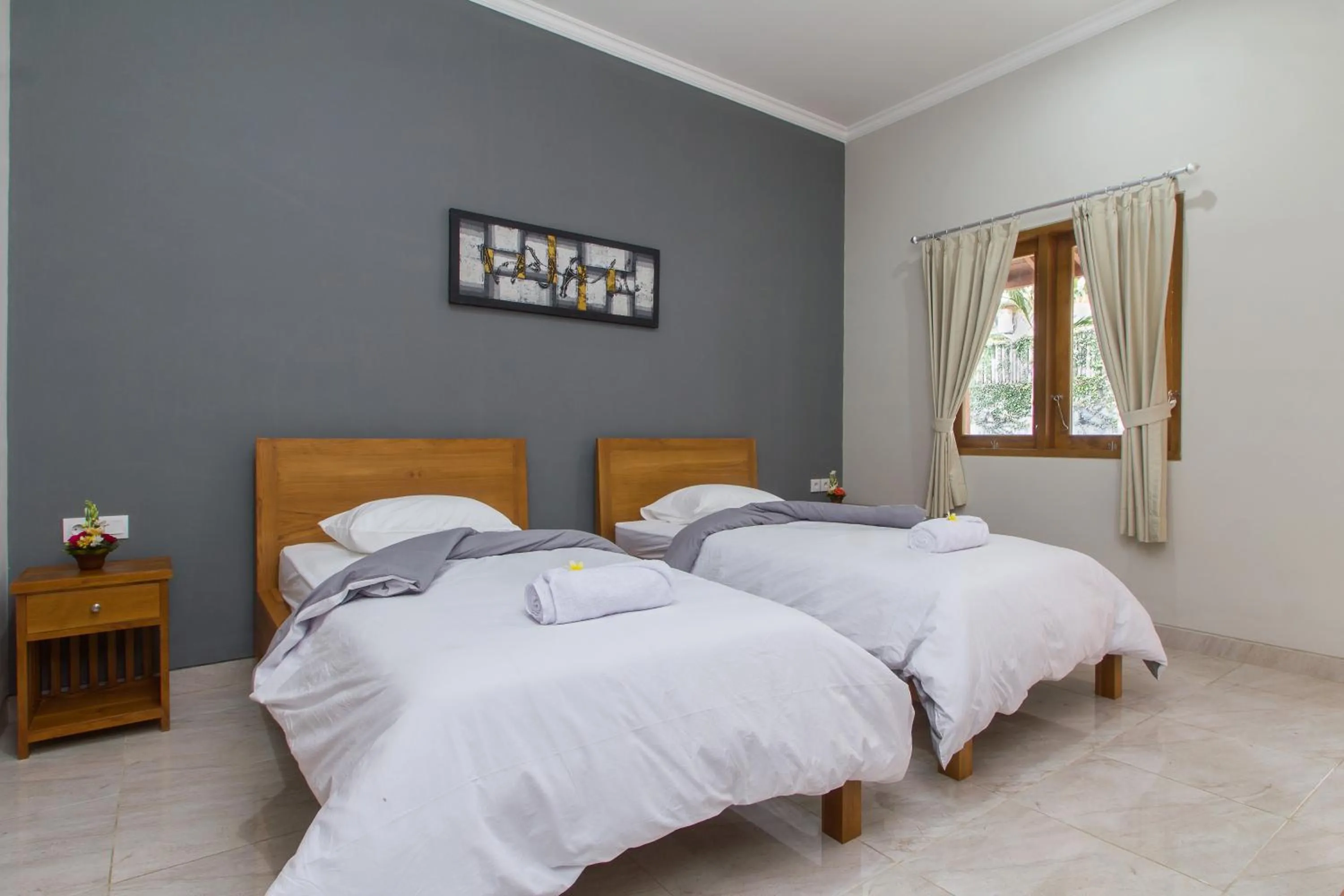 Bed in The Uma Guesthouse