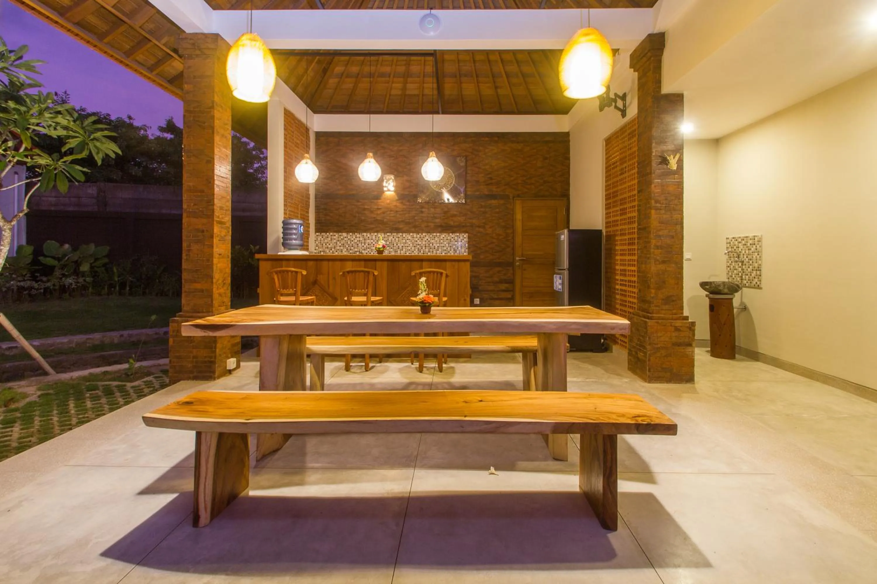 Communal kitchen in The Uma Guesthouse