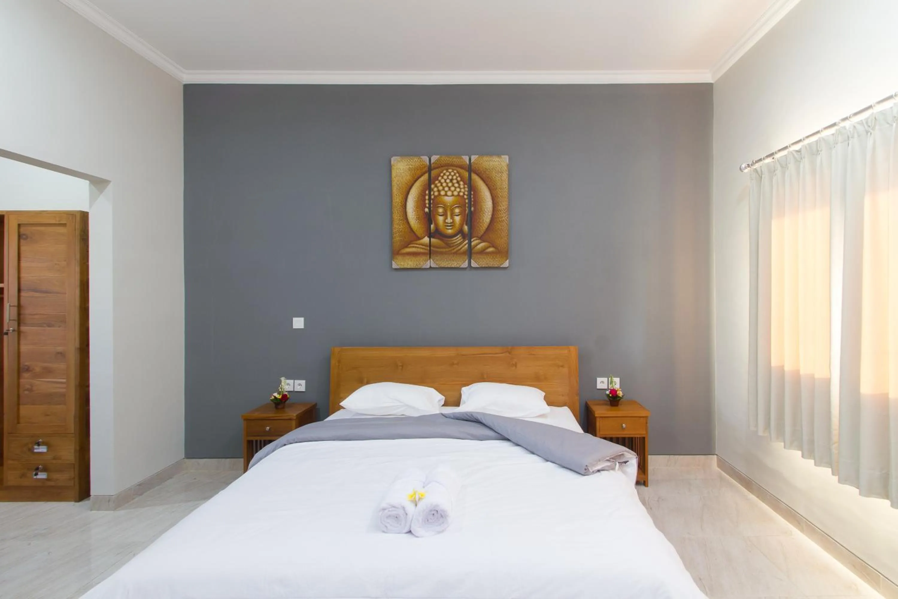 Bed in The Uma Guesthouse