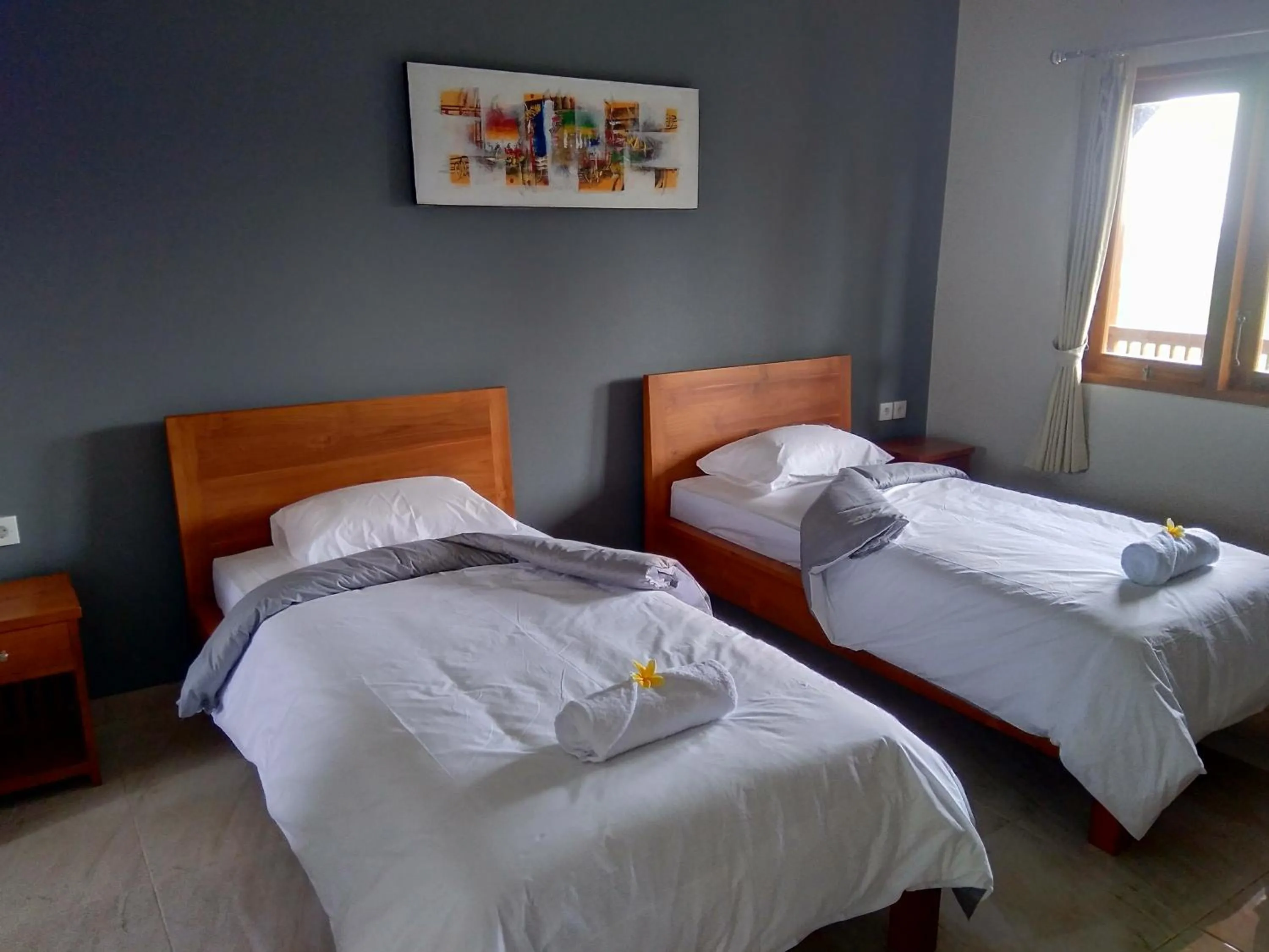 Bed in The Uma Guesthouse
