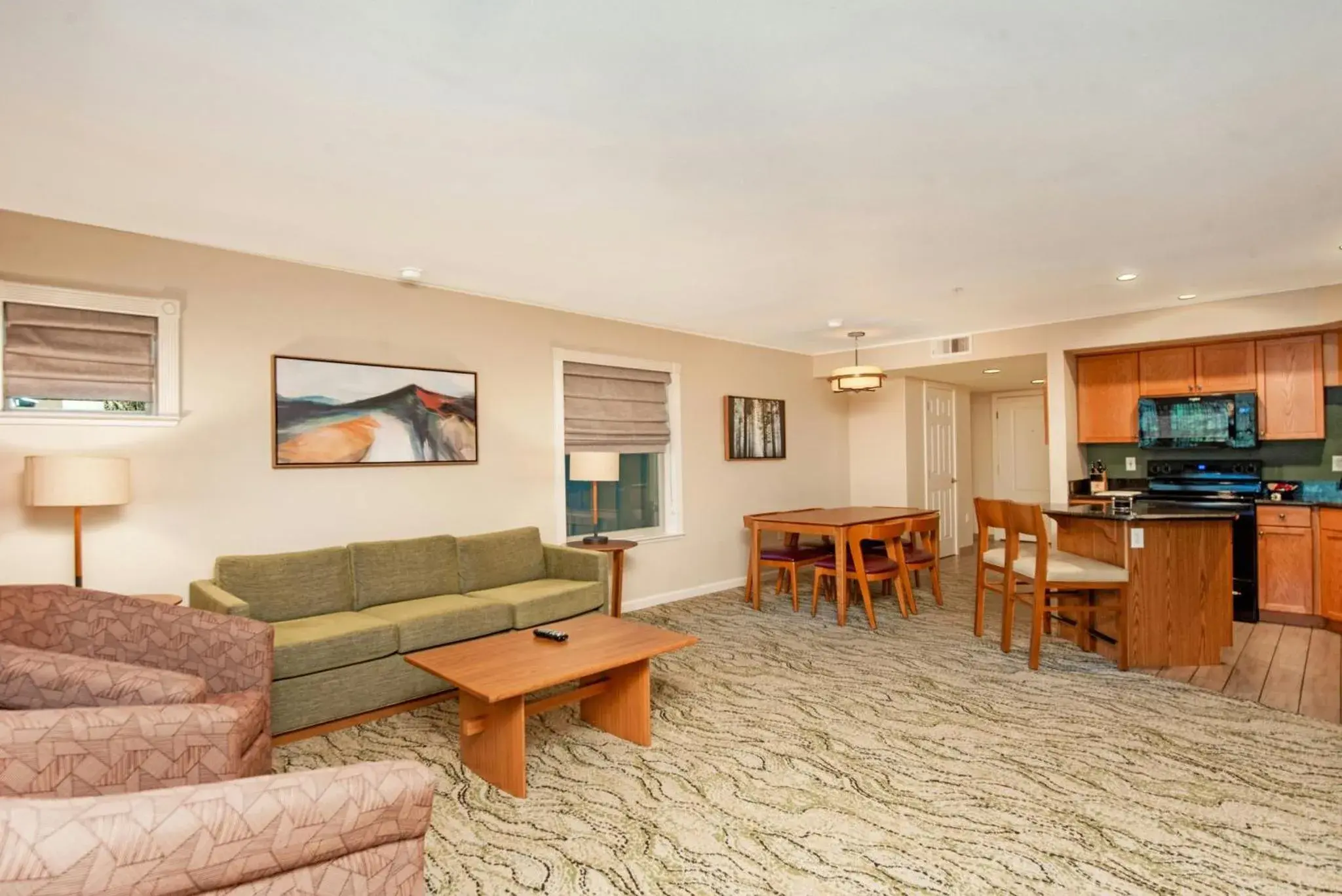 Living room in WorldMark Angels Camp Living room in WorldMark Angels Camp