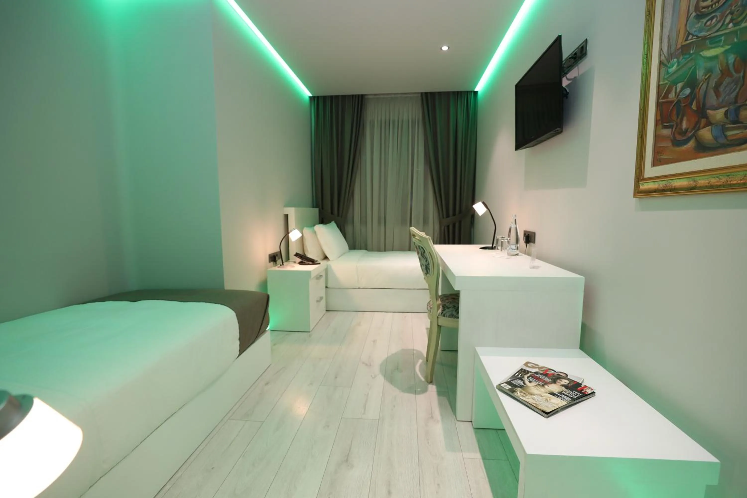 Photo of the whole room, Bed in Metro Hotel Tirana