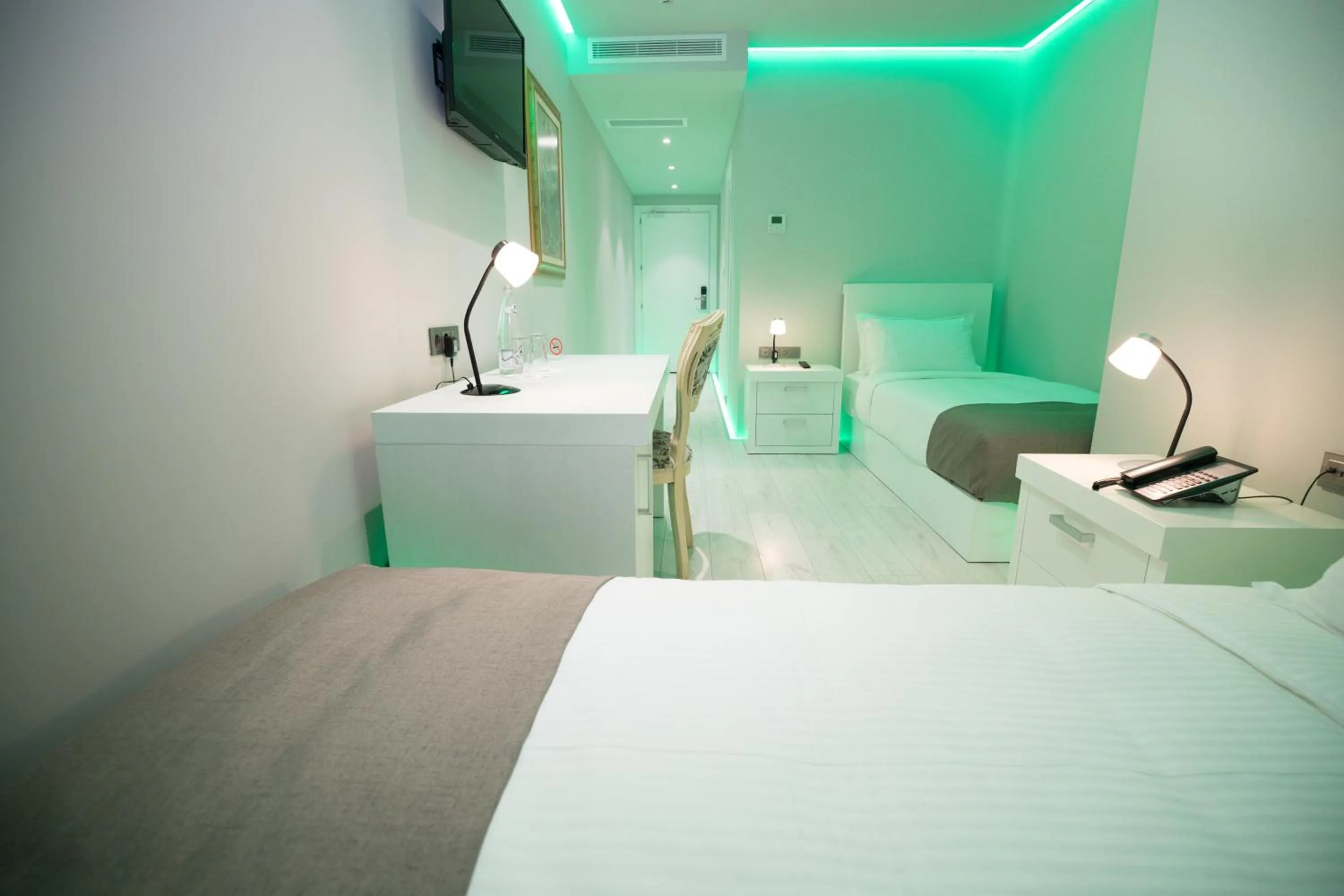 Bed in Metro Hotel Tirana