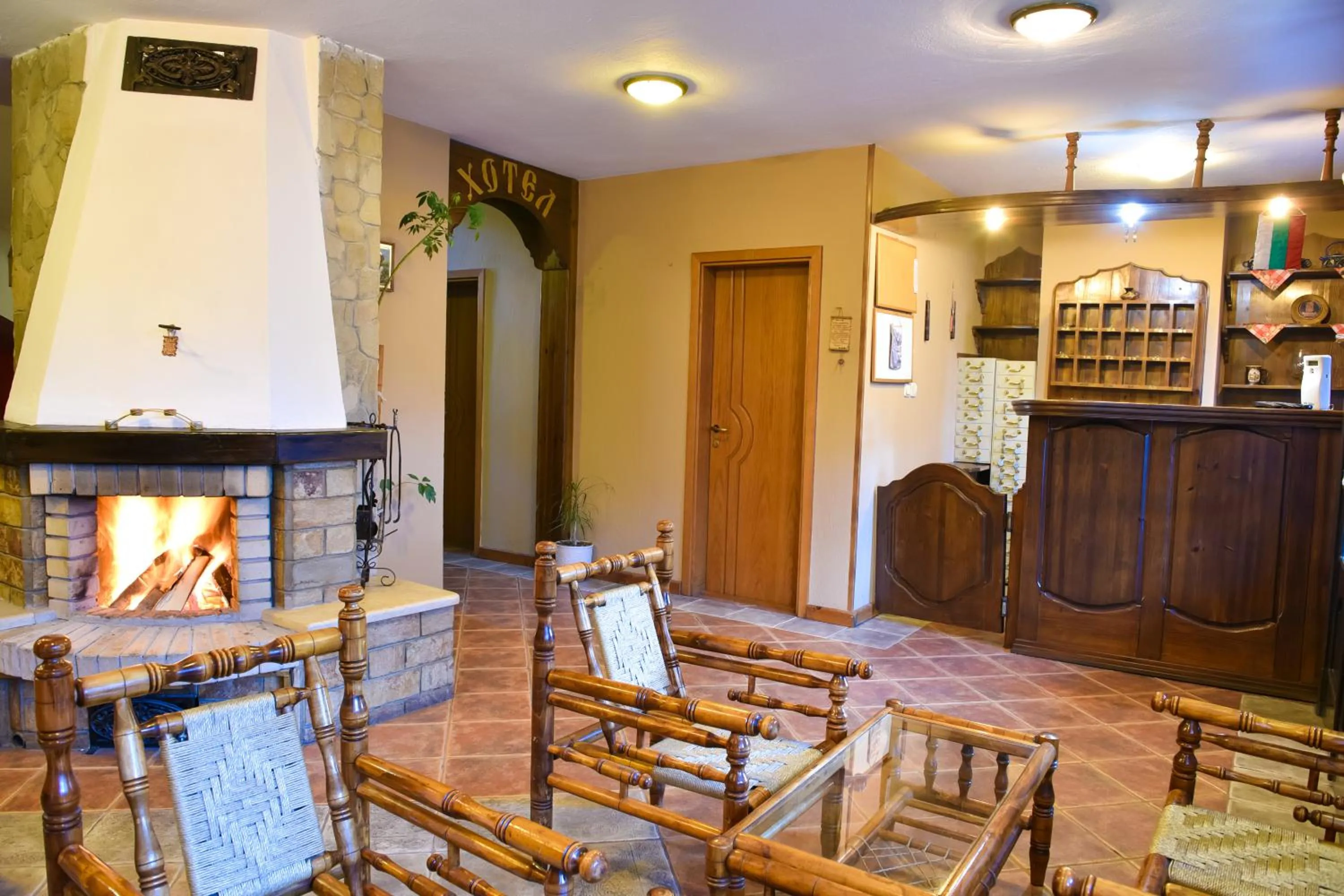 Lobby or reception in Hotel St. George Pobedonosets
