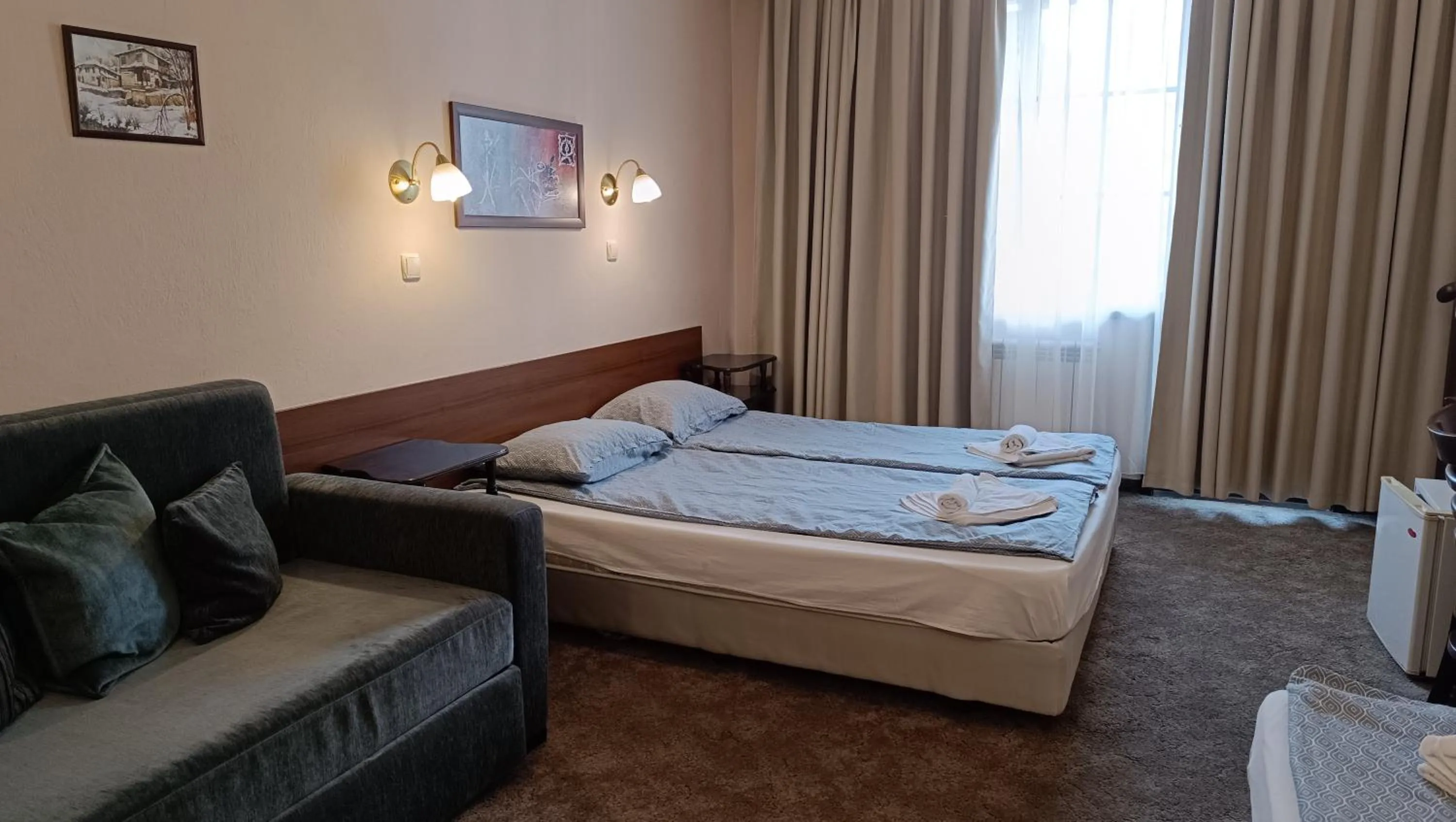 Photo of the whole room, Bed in Hotel St. George Pobedonosets