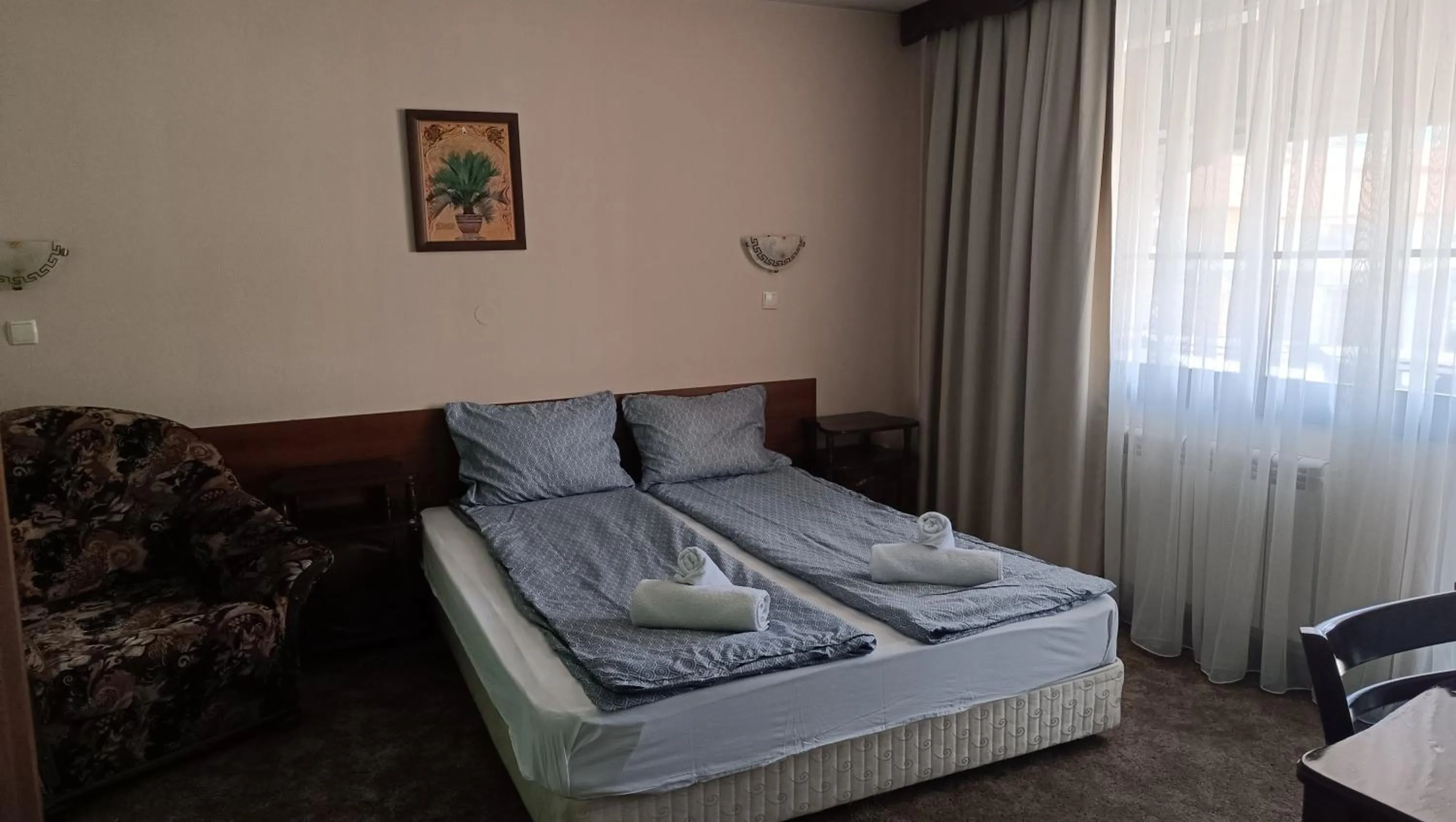 Bed in Hotel St. George Pobedonosets