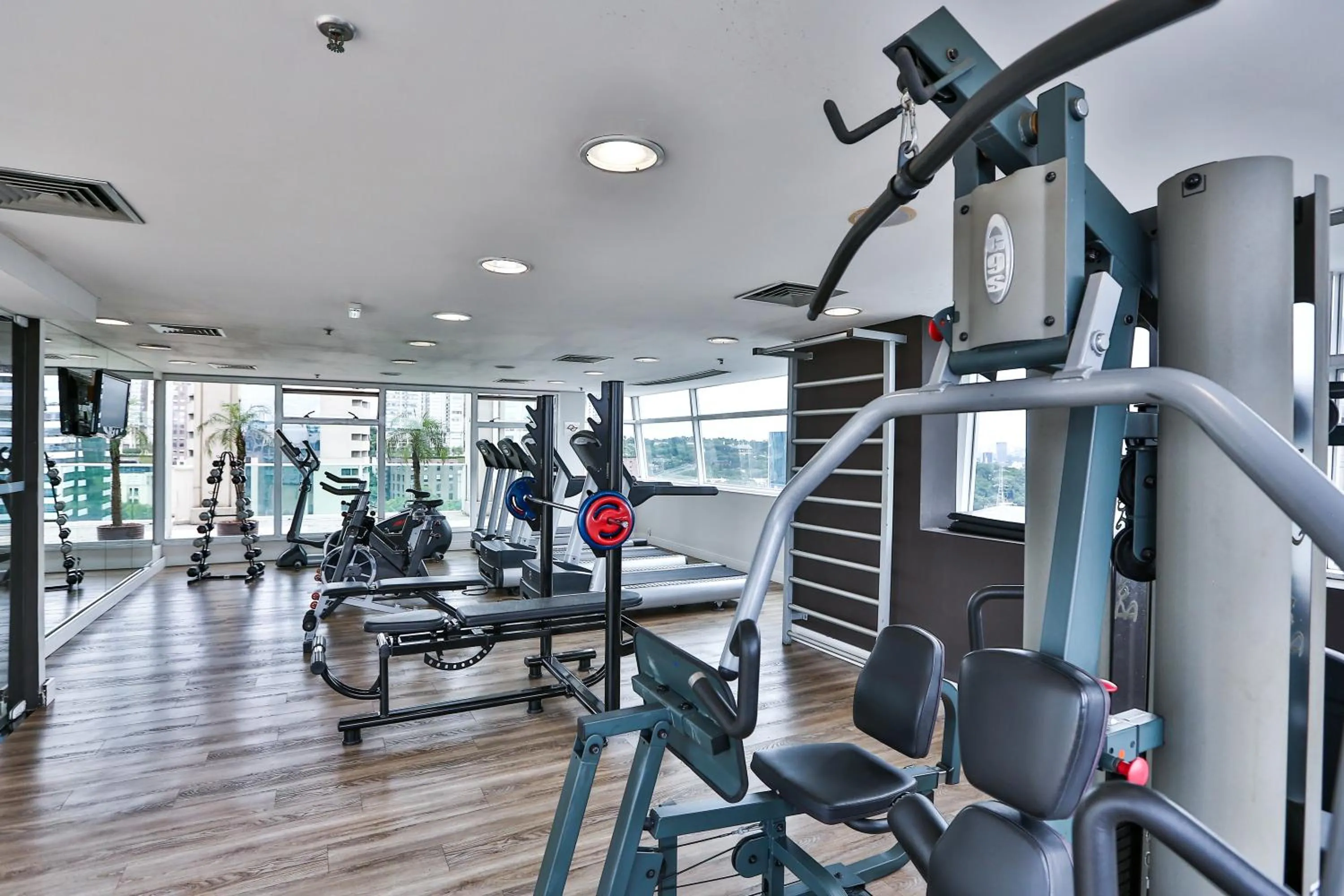 Fitness centre/facilities in Park Inn by Radisson Berrini