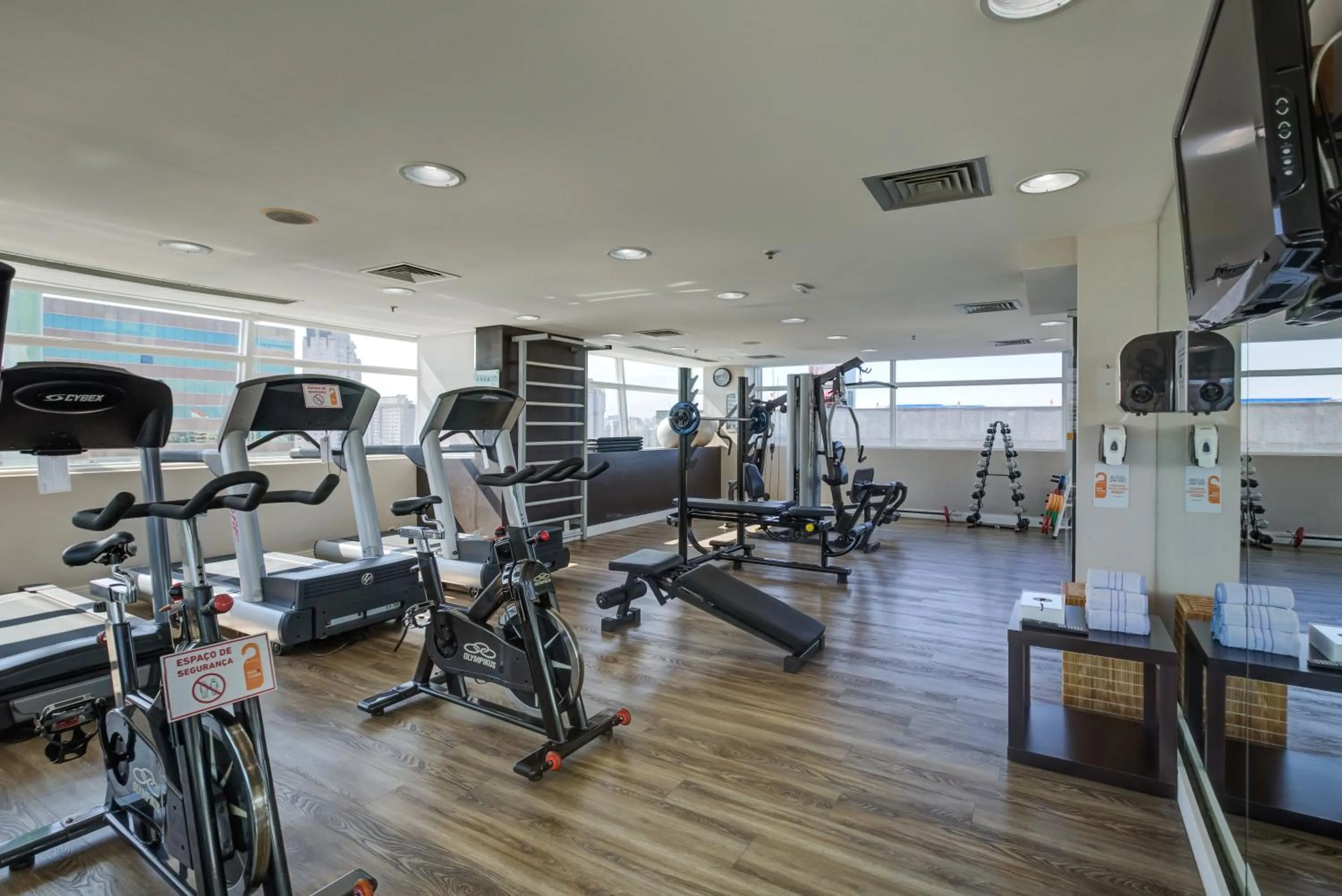 Fitness centre/facilities in Park Inn by Radisson Berrini