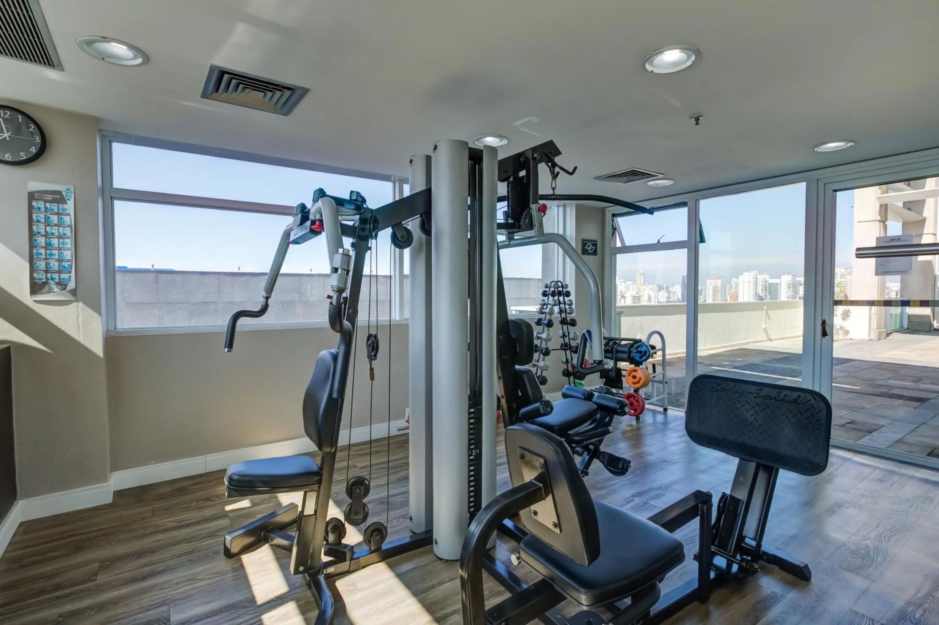 Fitness centre/facilities in Park Inn by Radisson Berrini