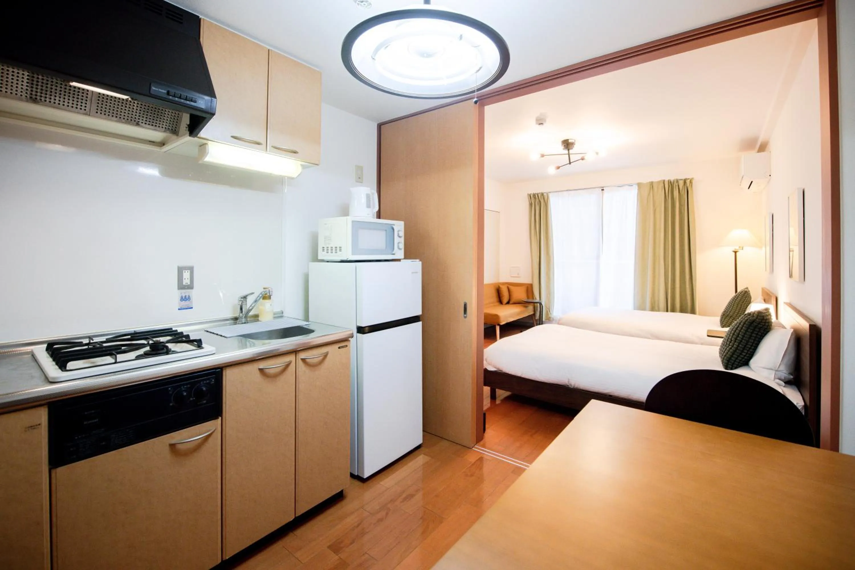 Bed in GuestHouse MIYABI