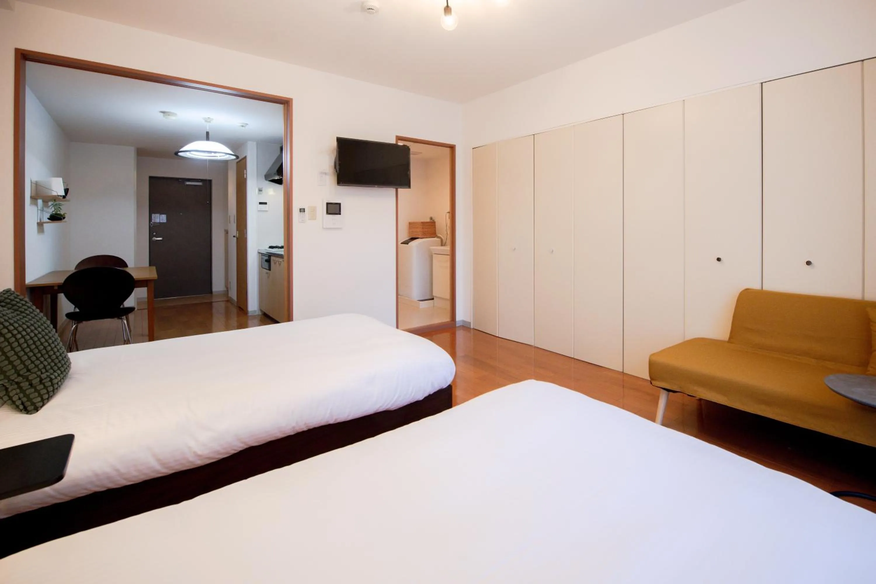 Bed in GuestHouse MIYABI