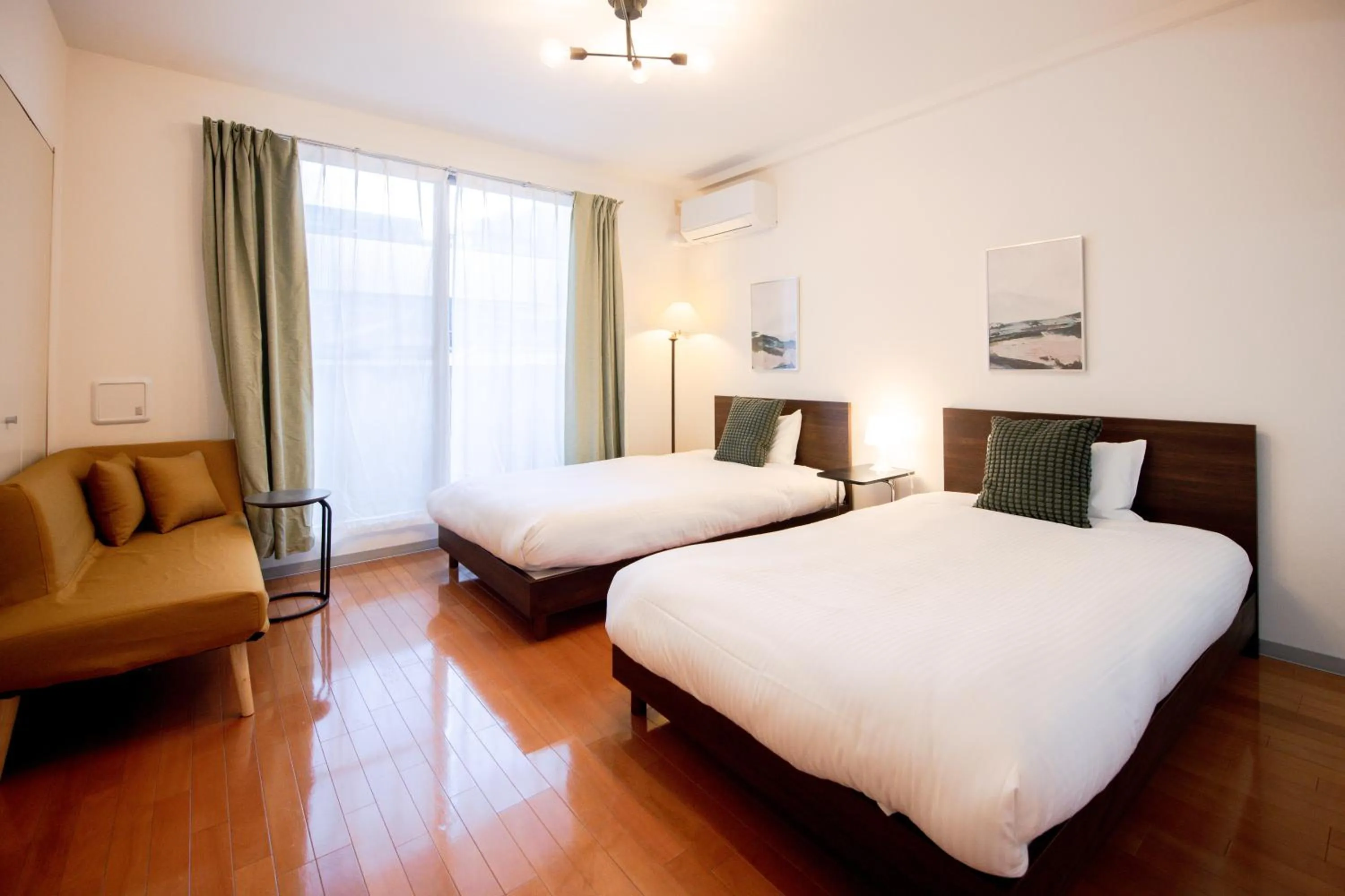 Bed in GuestHouse MIYABI