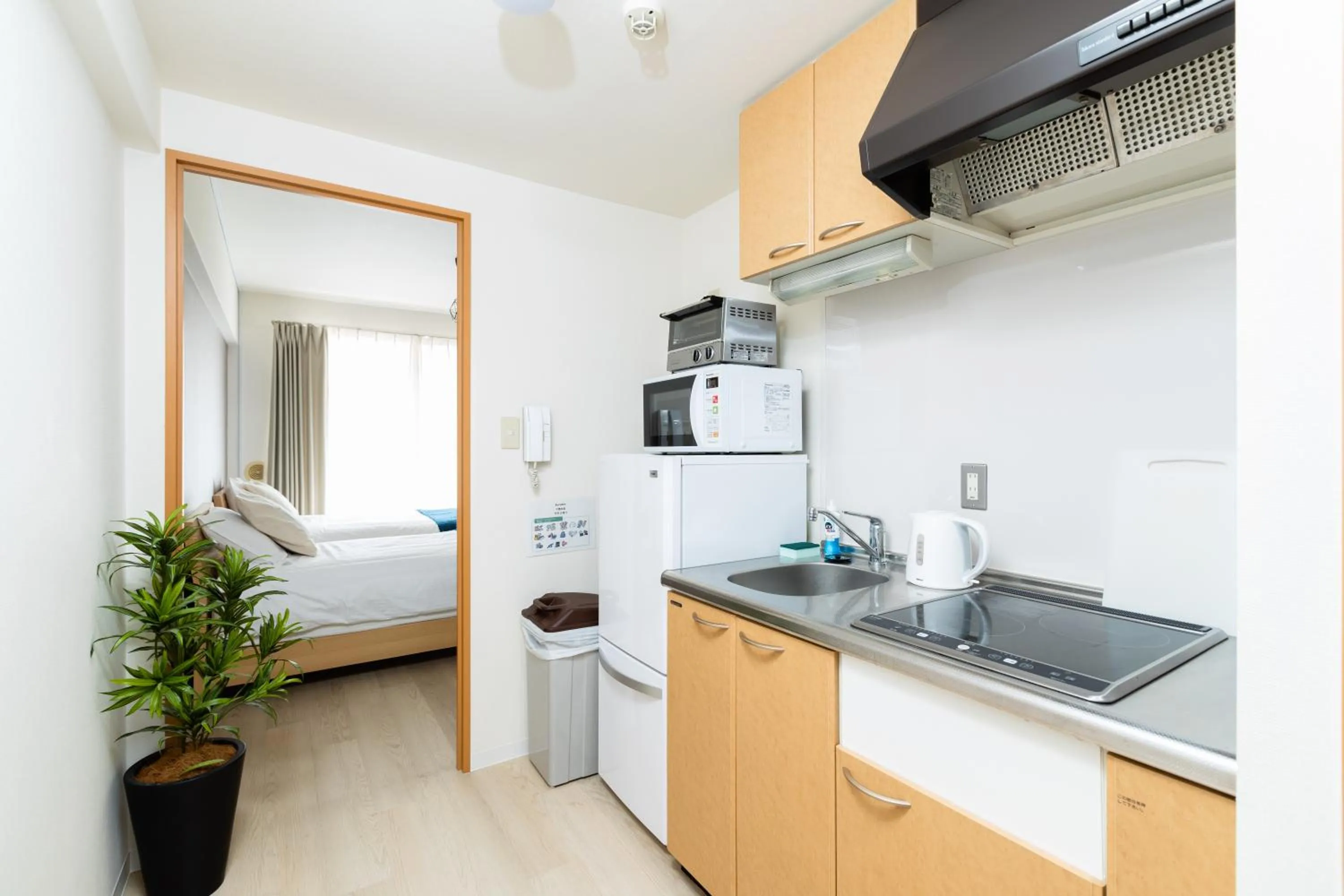 Bed in GuestHouse MIYABI