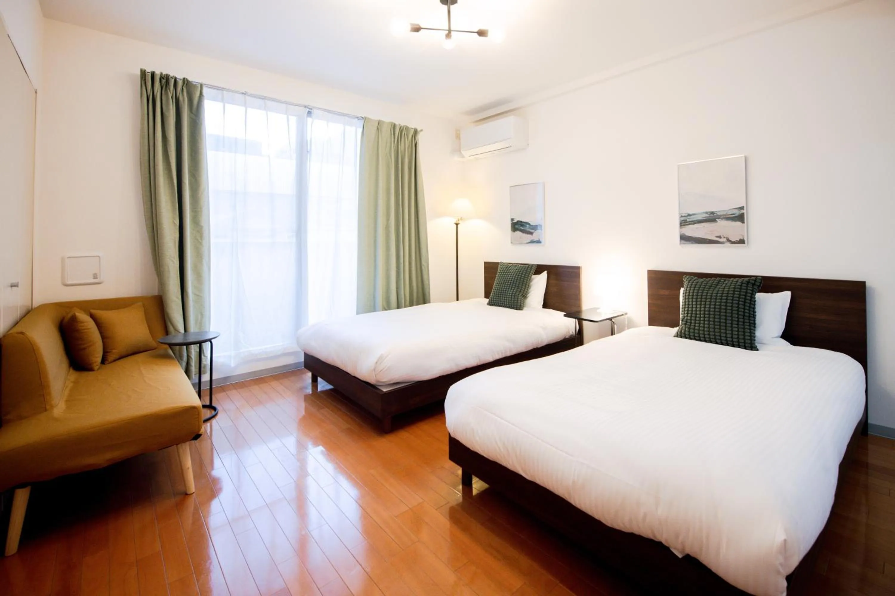 Bed in GuestHouse MIYABI