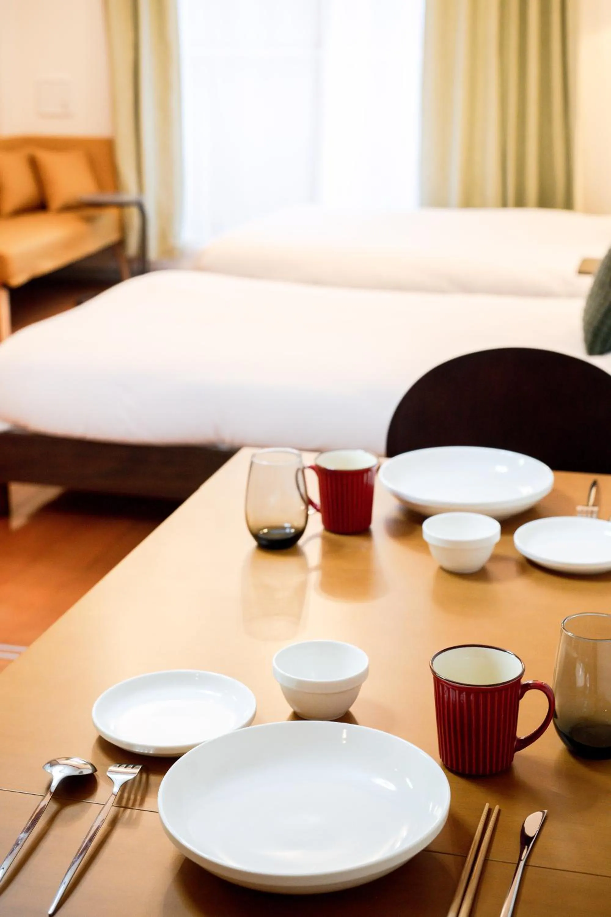 Bed in GuestHouse MIYABI