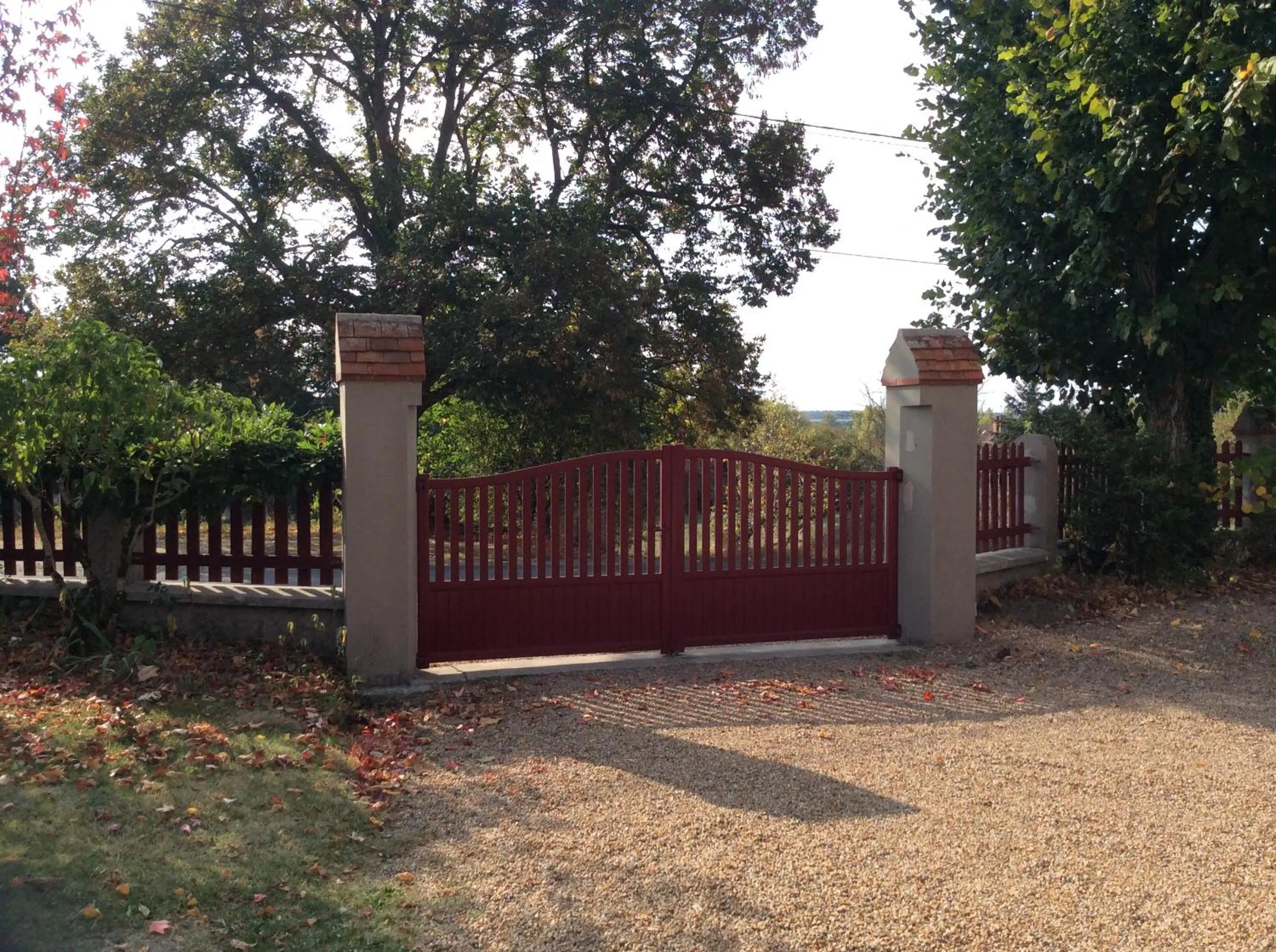 Garden view in Le Clos Mony