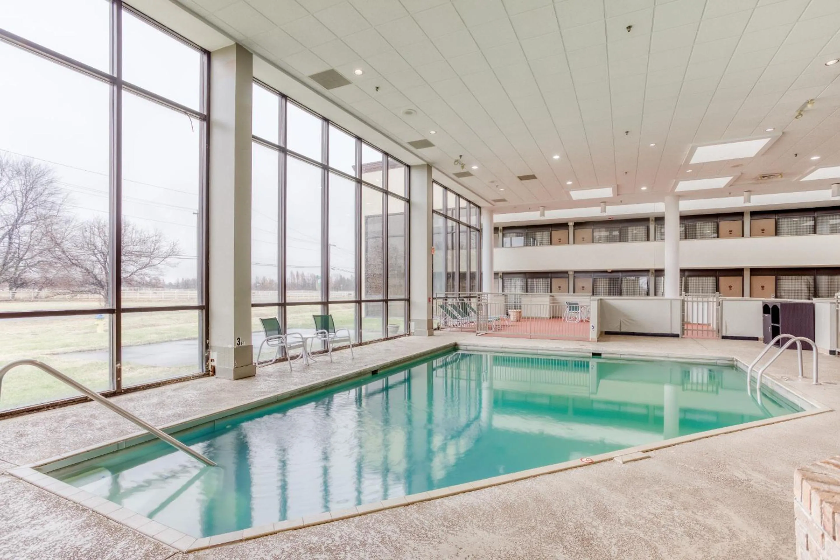 Swimming pool in OYO Townhouse Owensboro West