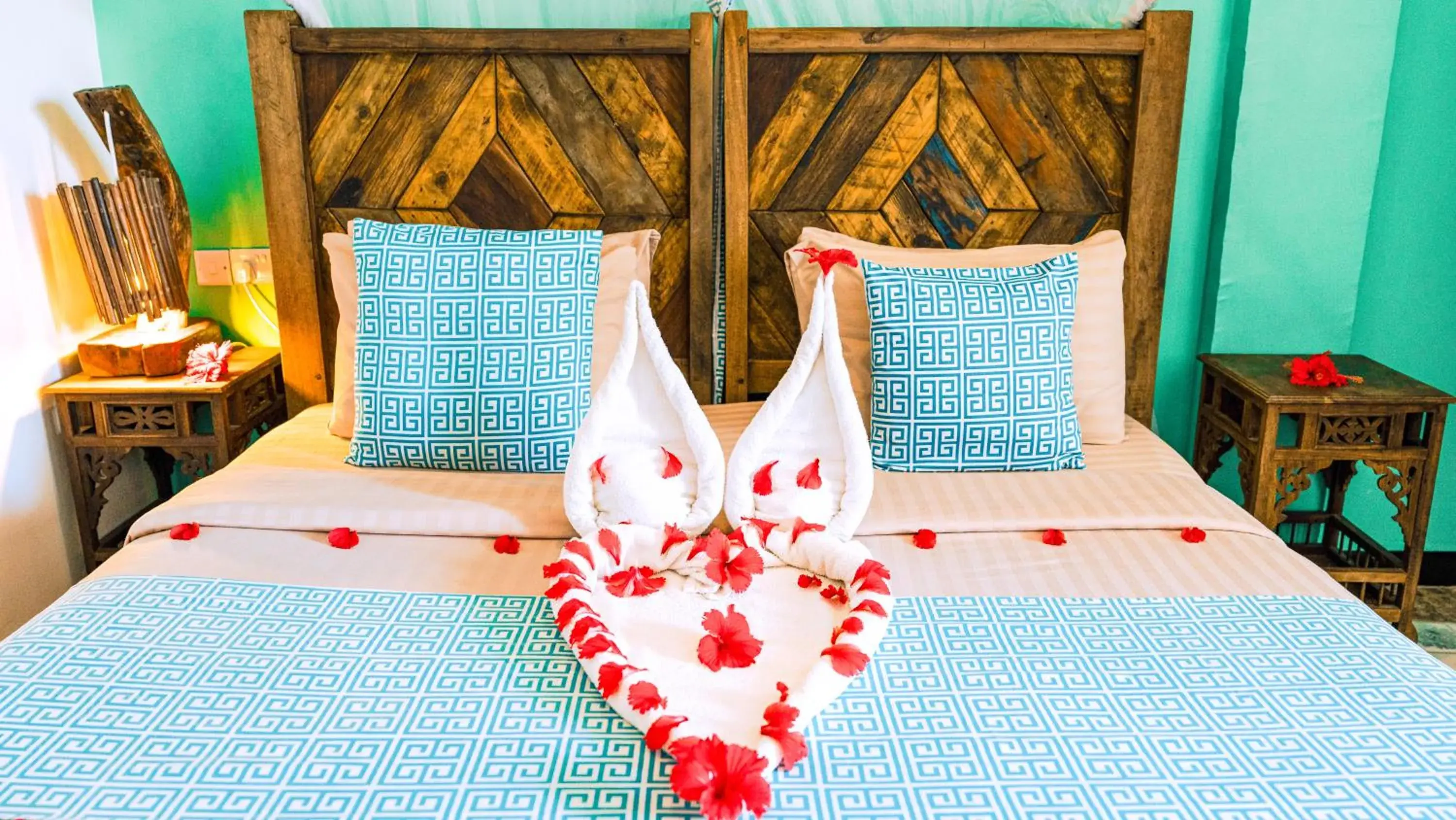 Bed in Paradise Beach Resort & Spa Bed in Paradise Beach Resort & Spa