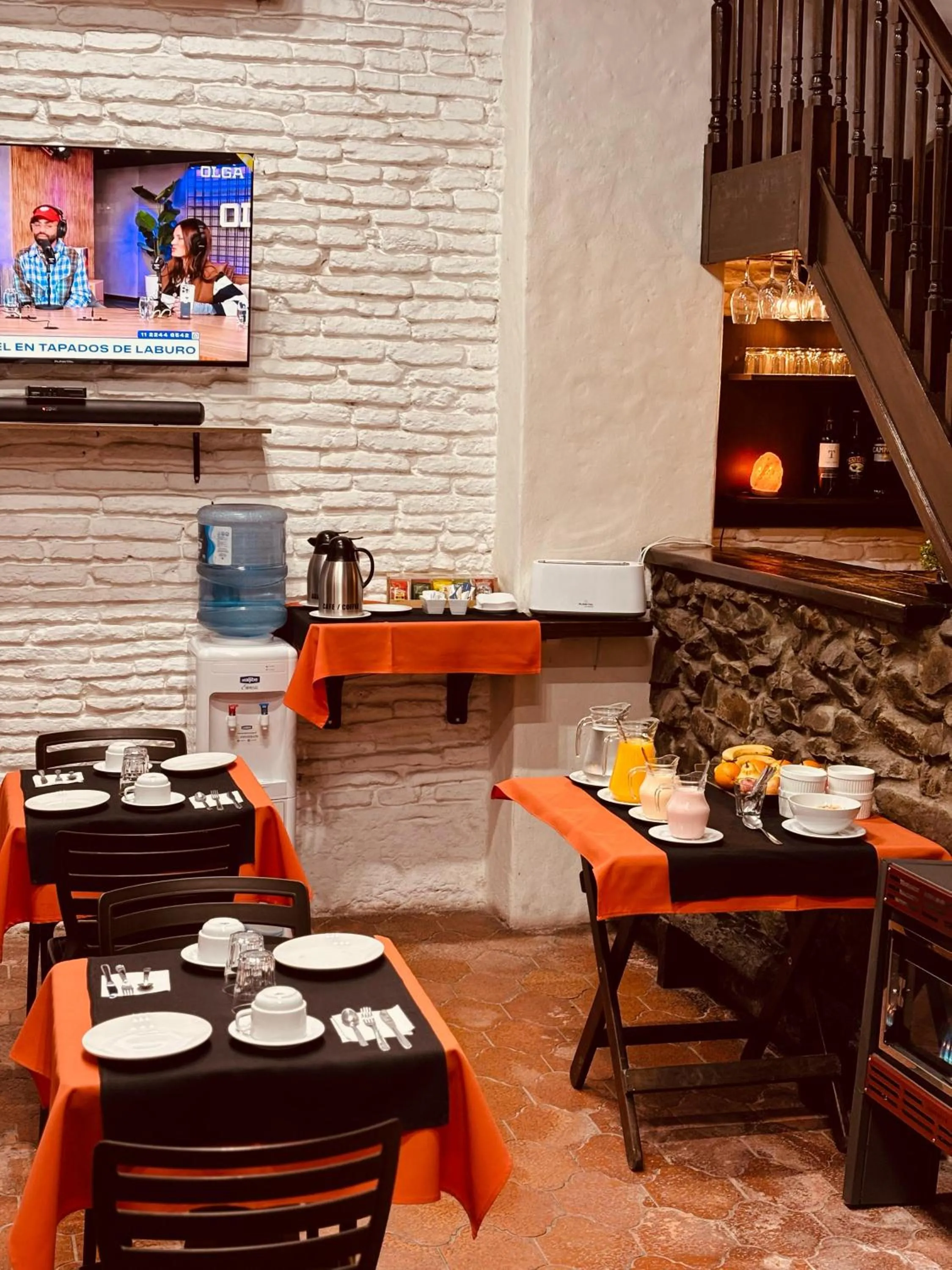 Dining area in Posada Los Pinos