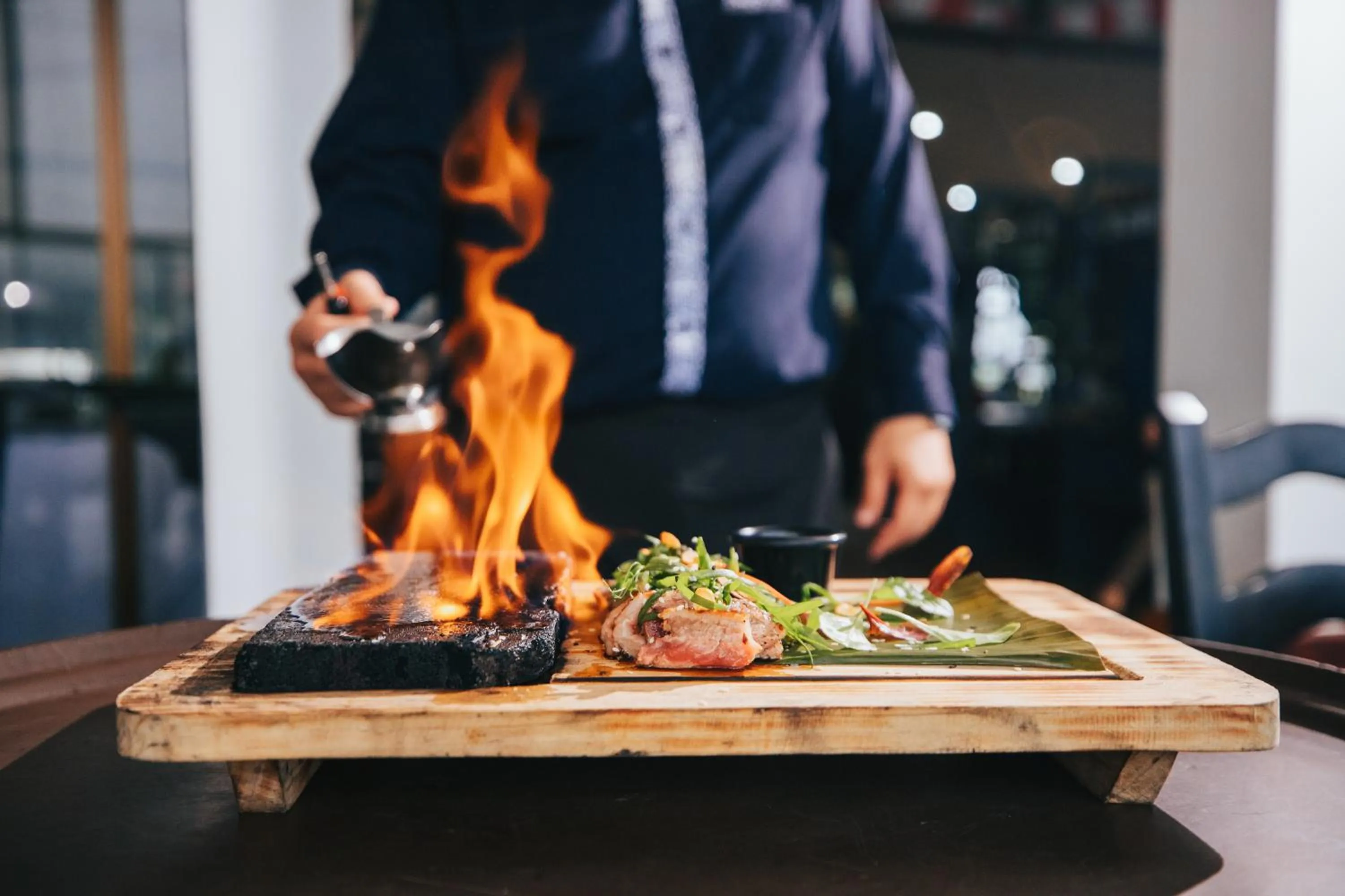 Restaurant/places to eat in Montaña de fuego Mountain Resort & Spa