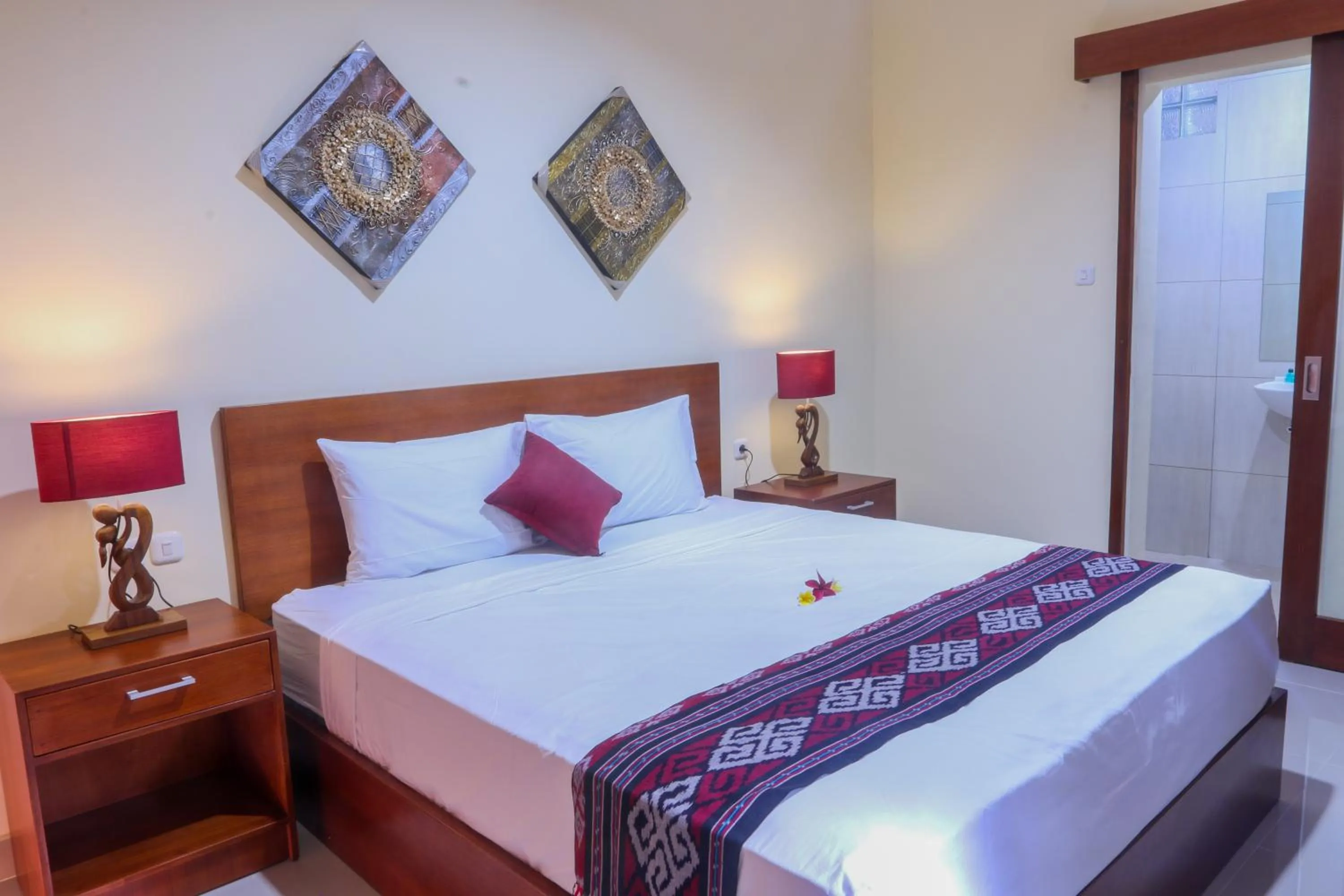 Bed in Sekar Waru Homestay