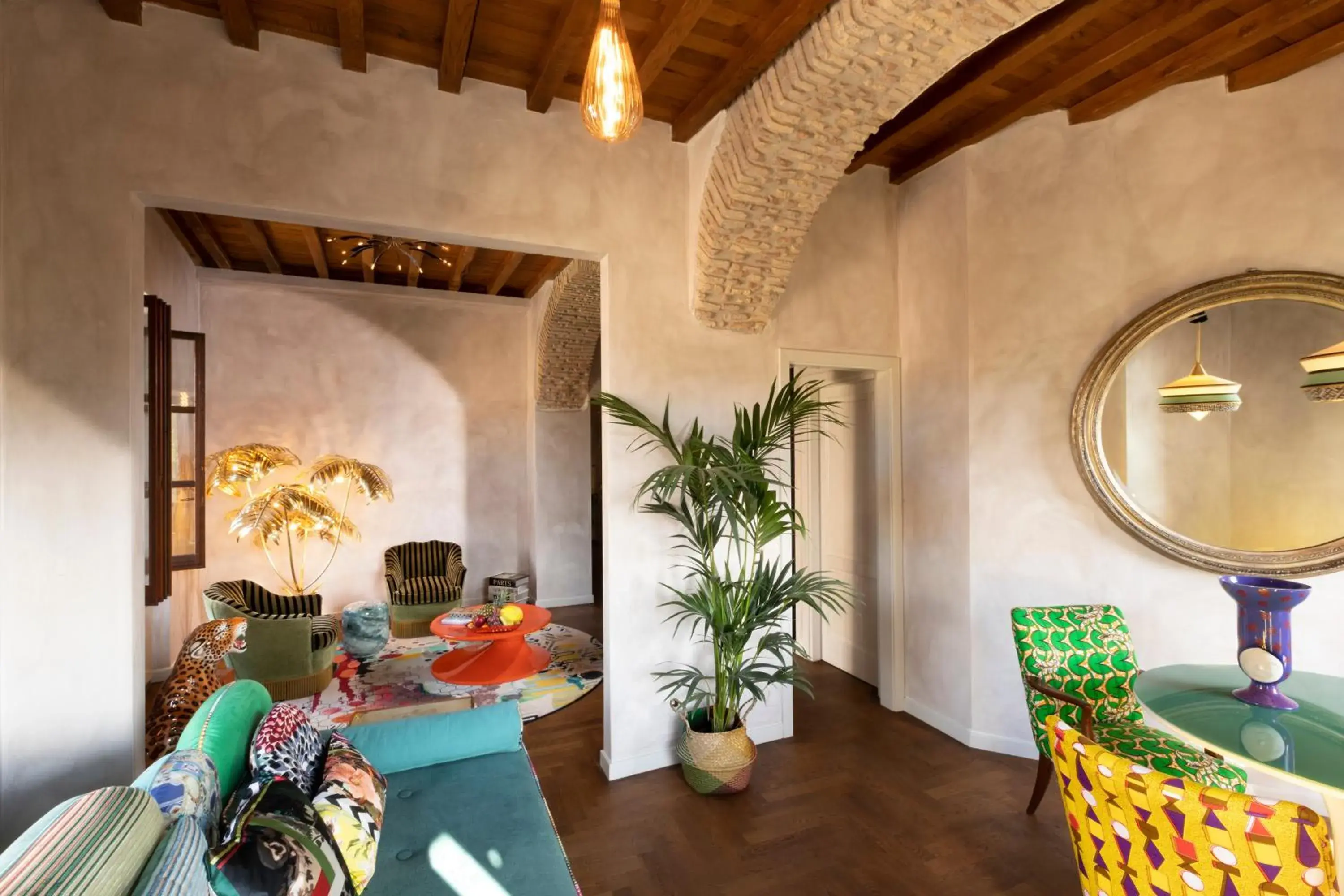 Living room in Palm Suites - Small Luxury Hotels of the World Living room in Palm Suites - Small Luxury Hotels of the World