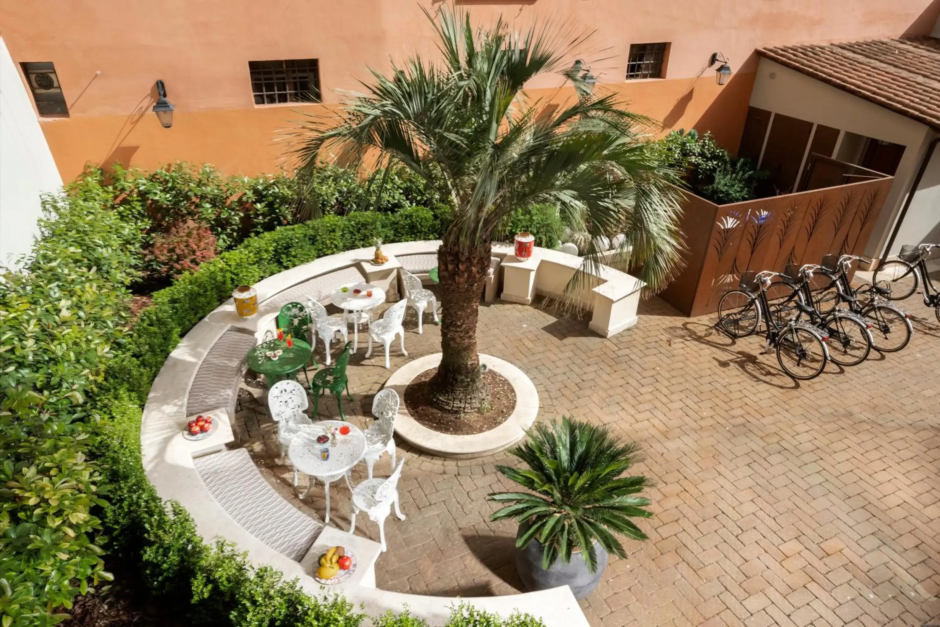 Garden view in Palm Suites - Small Luxury Hotels of the World Garden view in Palm Suites - Small Luxury Hotels of the World