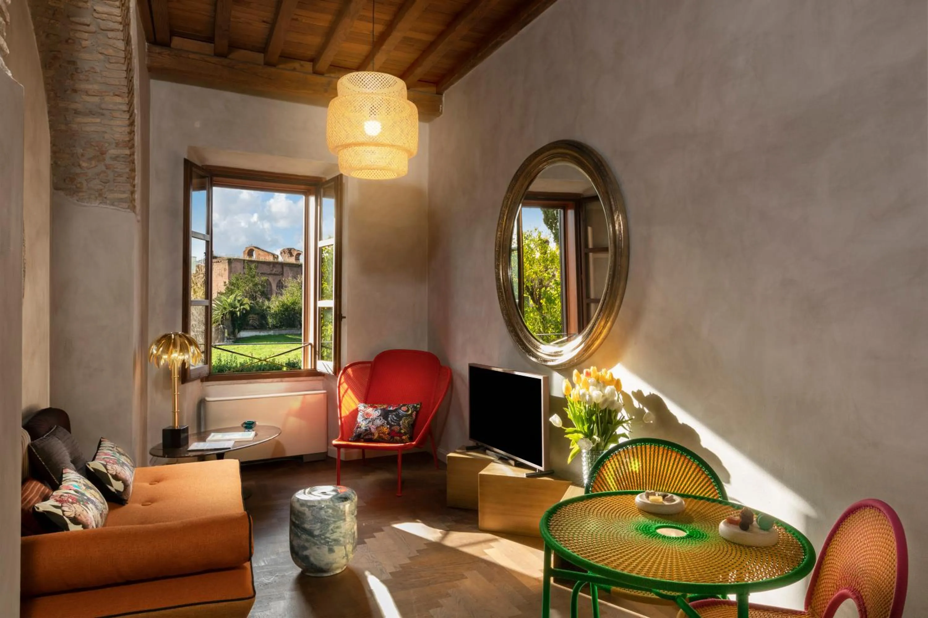 Living room in Palm Suites - Small Luxury Hotels of the World