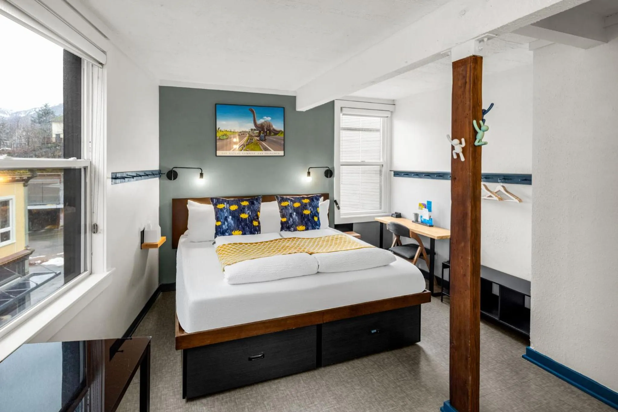 Bed in Silverbow Inn