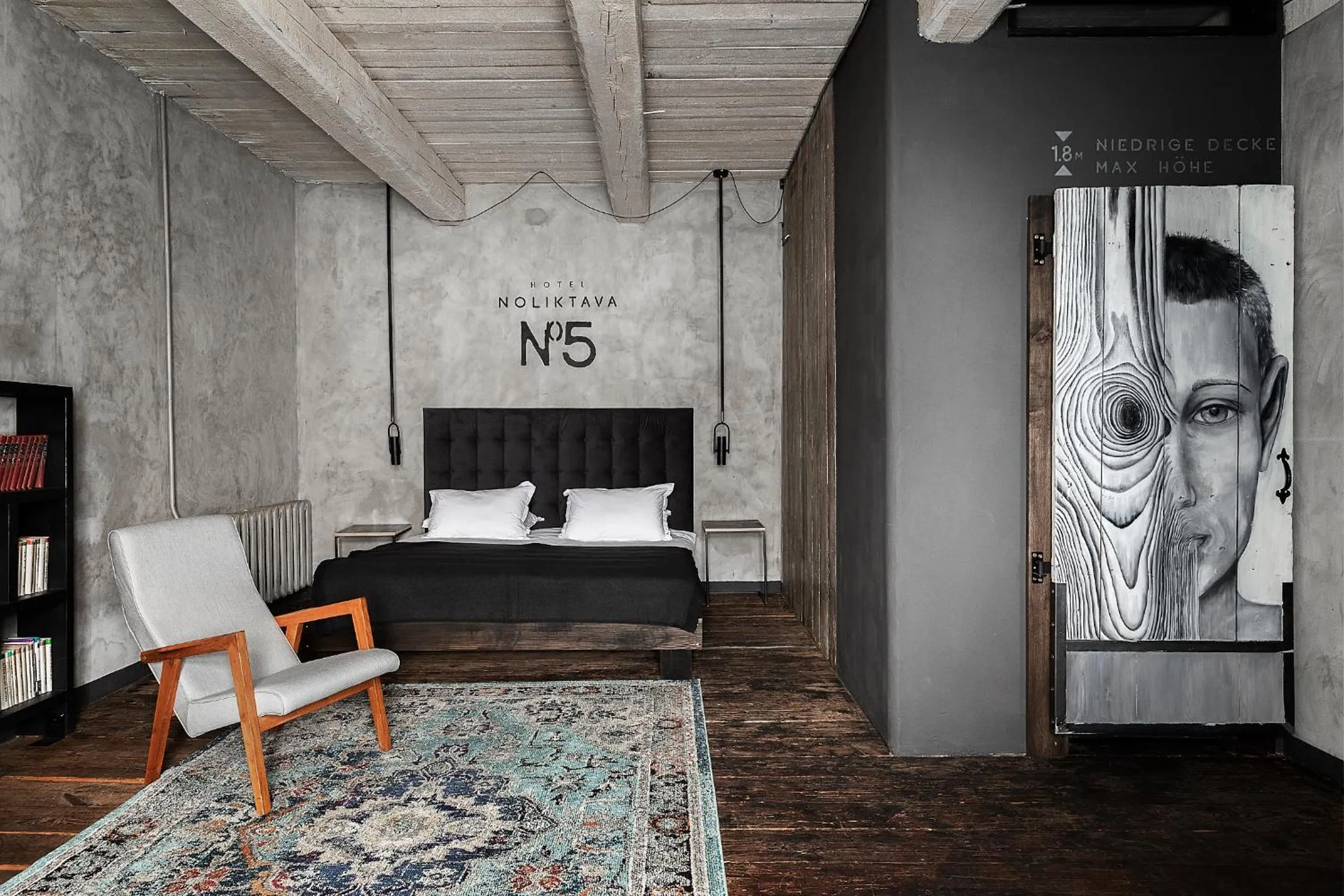 Photo of the whole room, Bed in Noliktava No 5