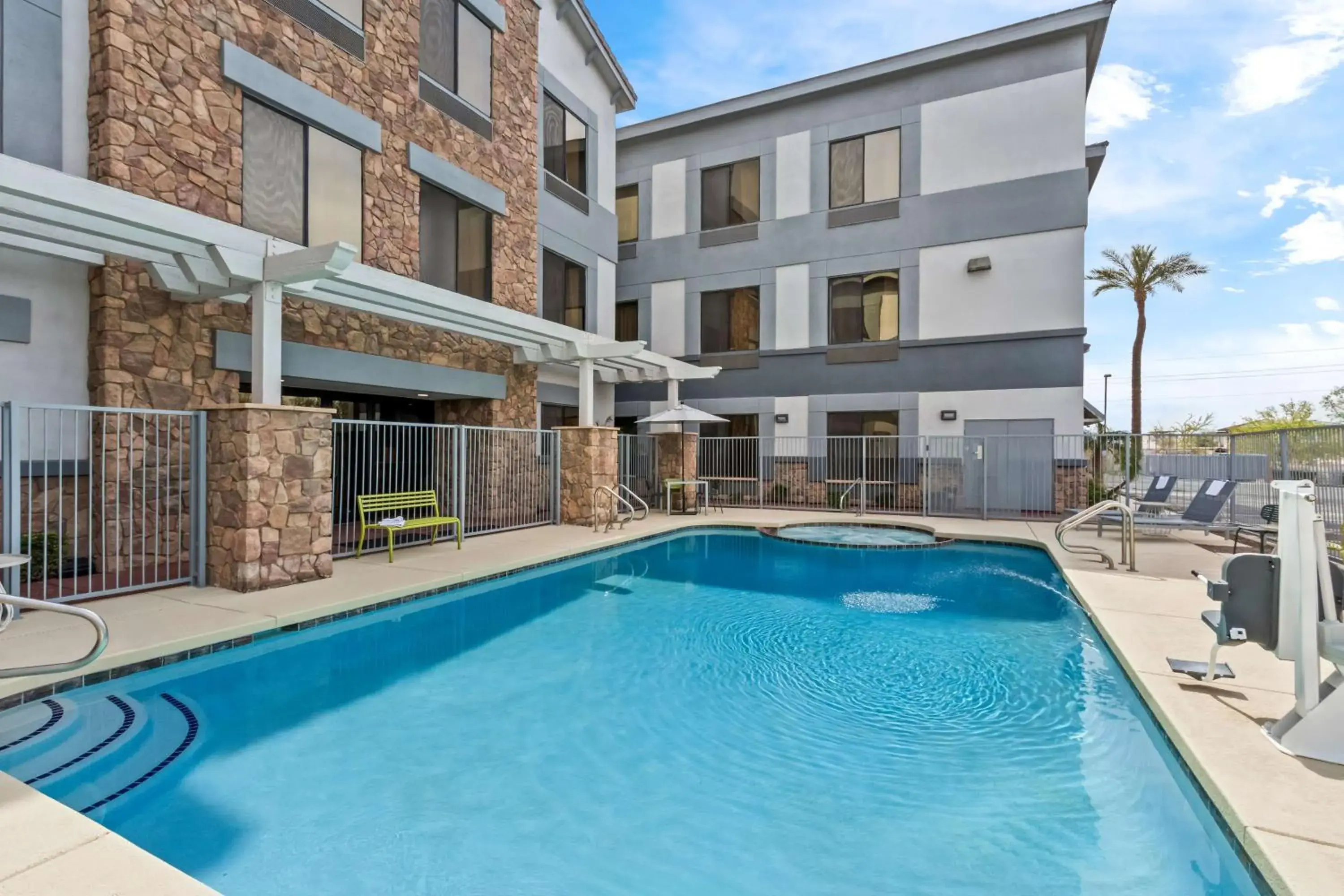 Pool view in Legacy Inn & Suites Pool view in Legacy Inn & Suites