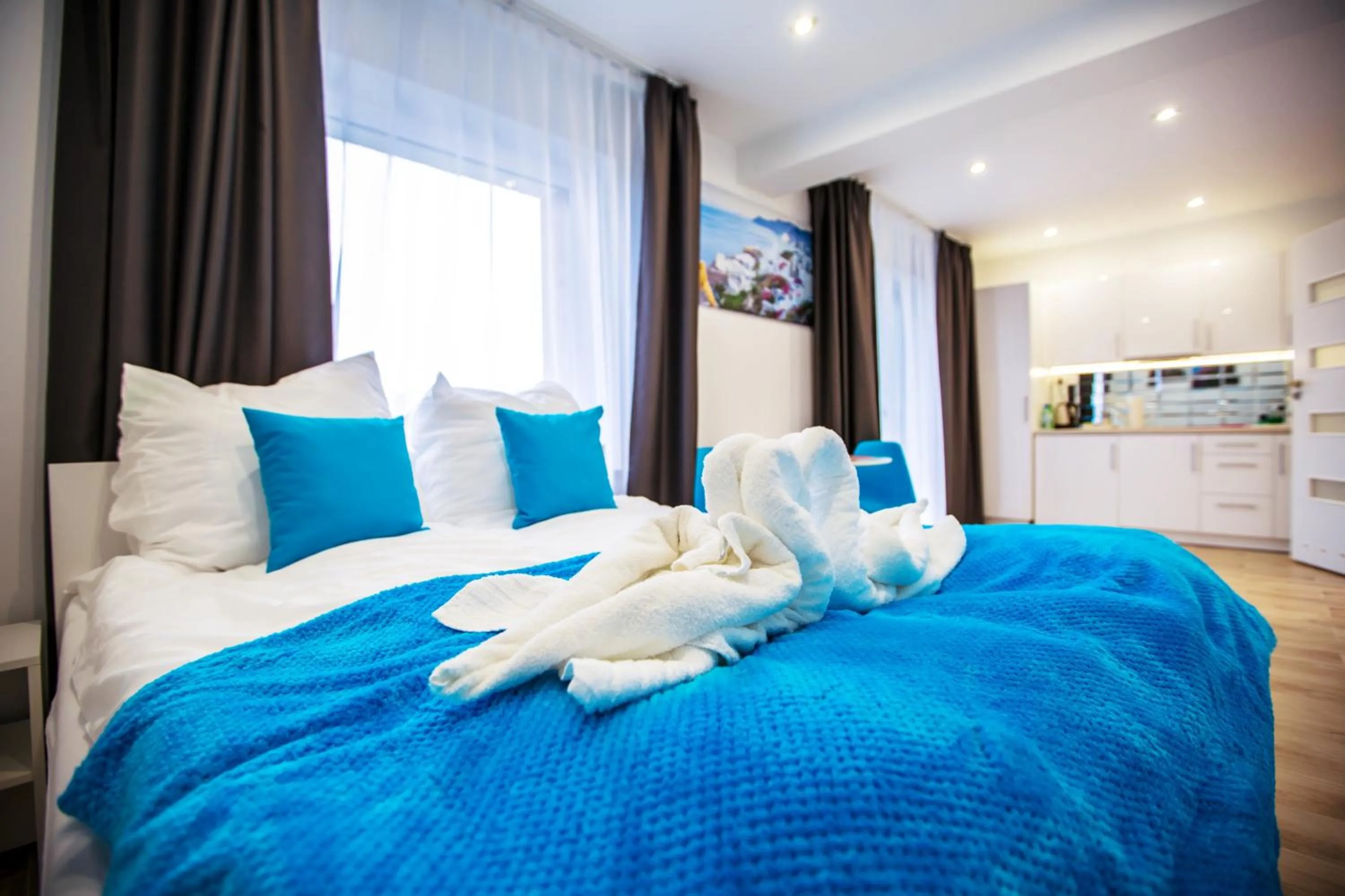 Photo of the whole room, Bed in Adonis Apartments