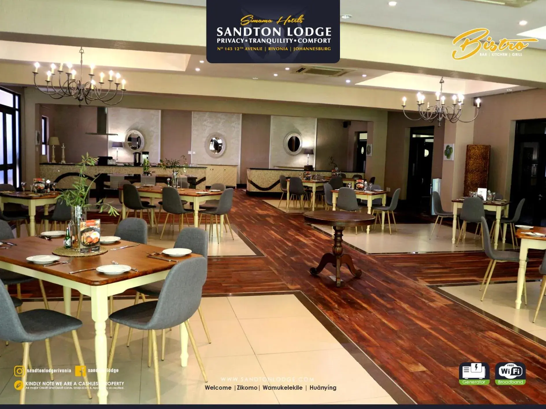 Restaurant/places to eat in Sandton Lodge Rivonia Restaurant/places to eat in Sandton Lodge Rivonia