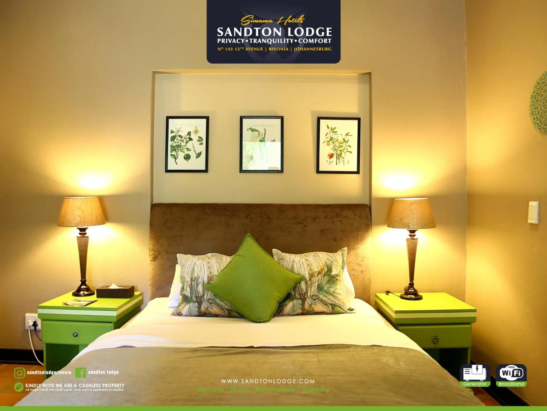 Bedroom, Bed in Sandton Lodge Rivonia