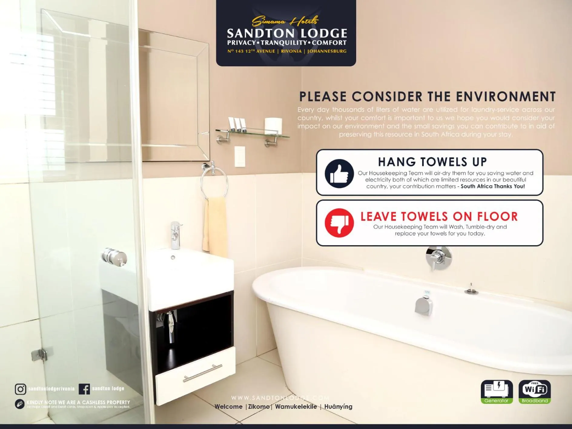 Bath in Sandton Lodge Rivonia