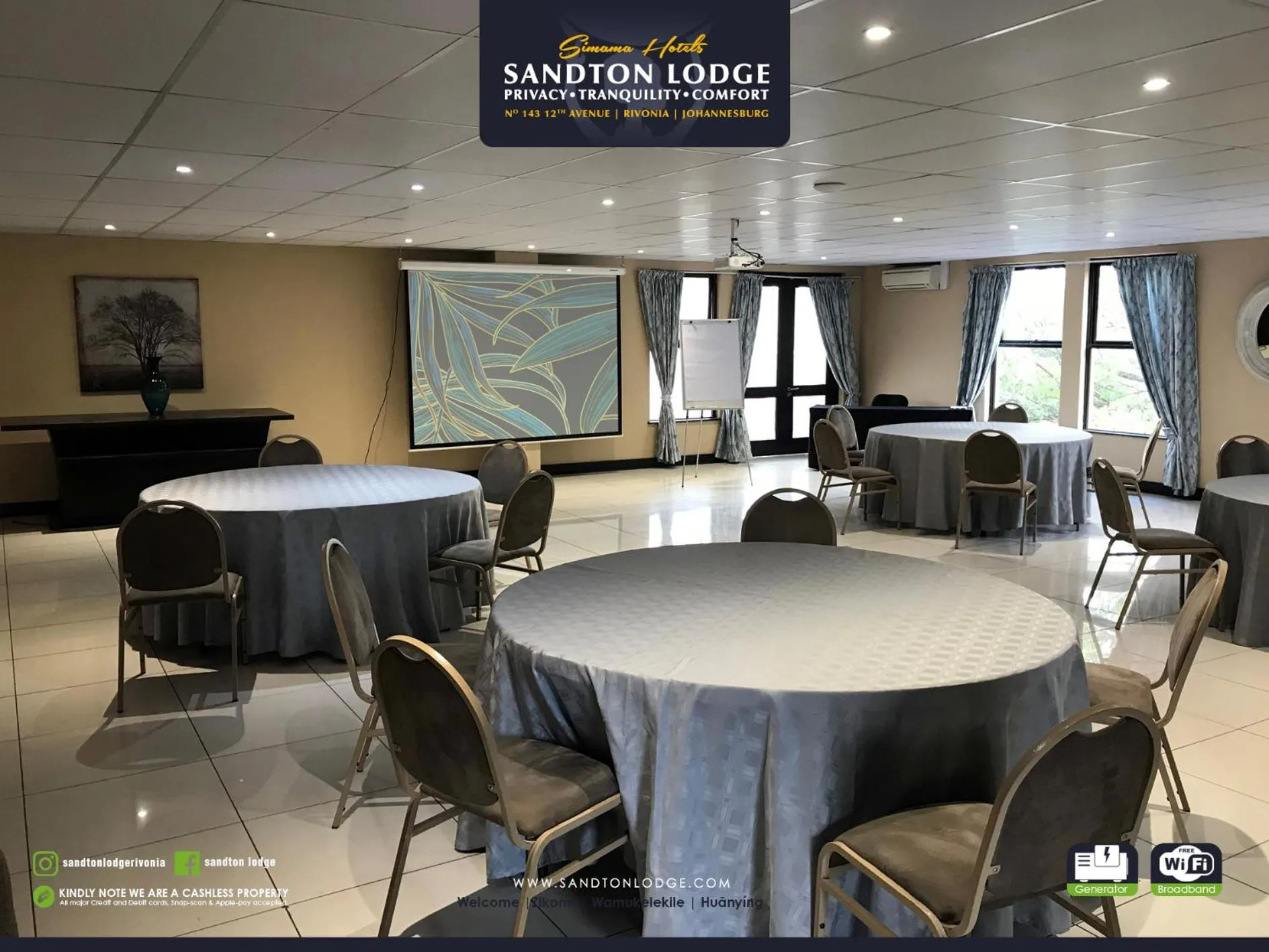 Meeting/conference room in Sandton Lodge Rivonia