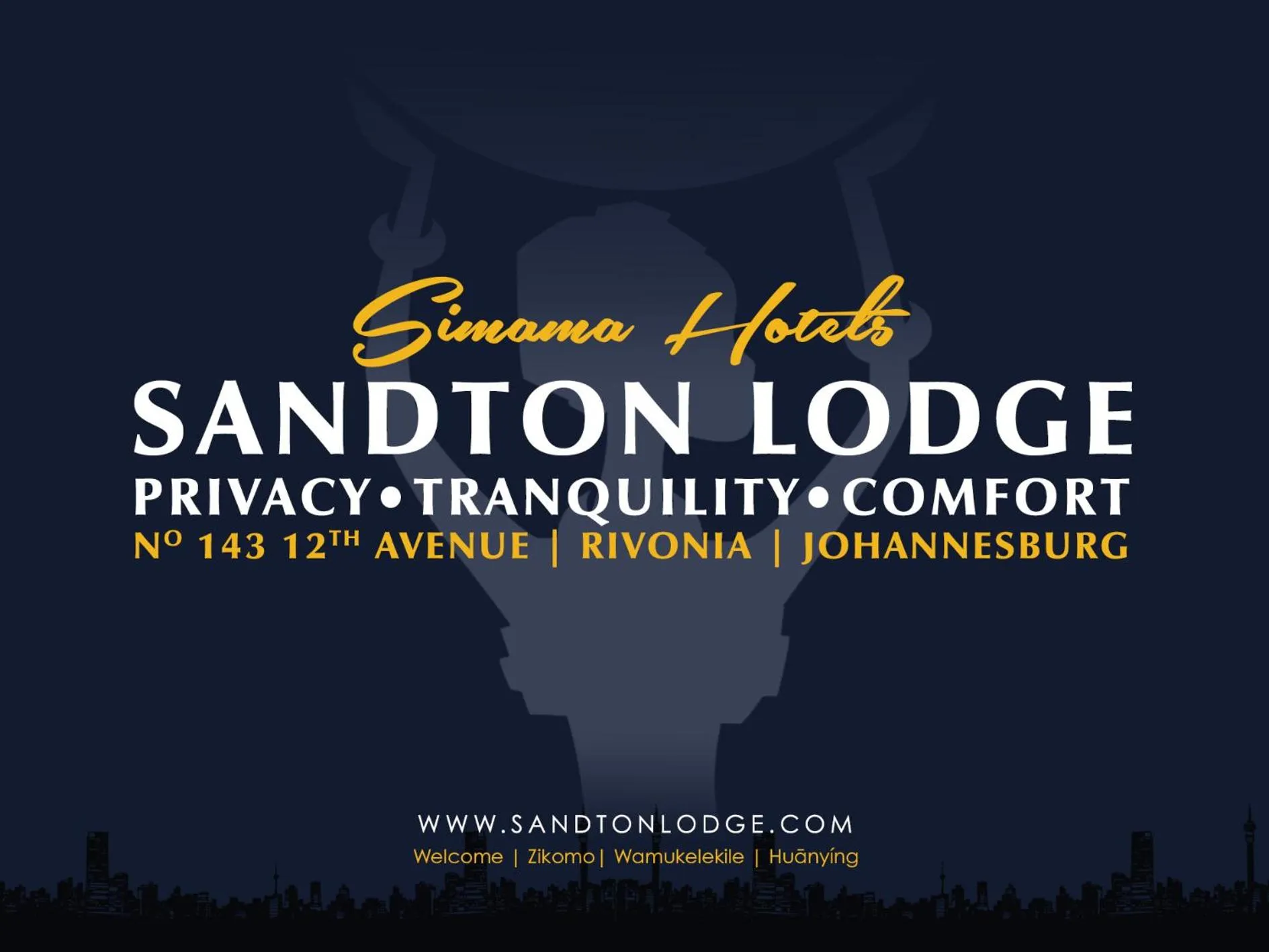 Property logo or sign in Sandton Lodge Rivonia
