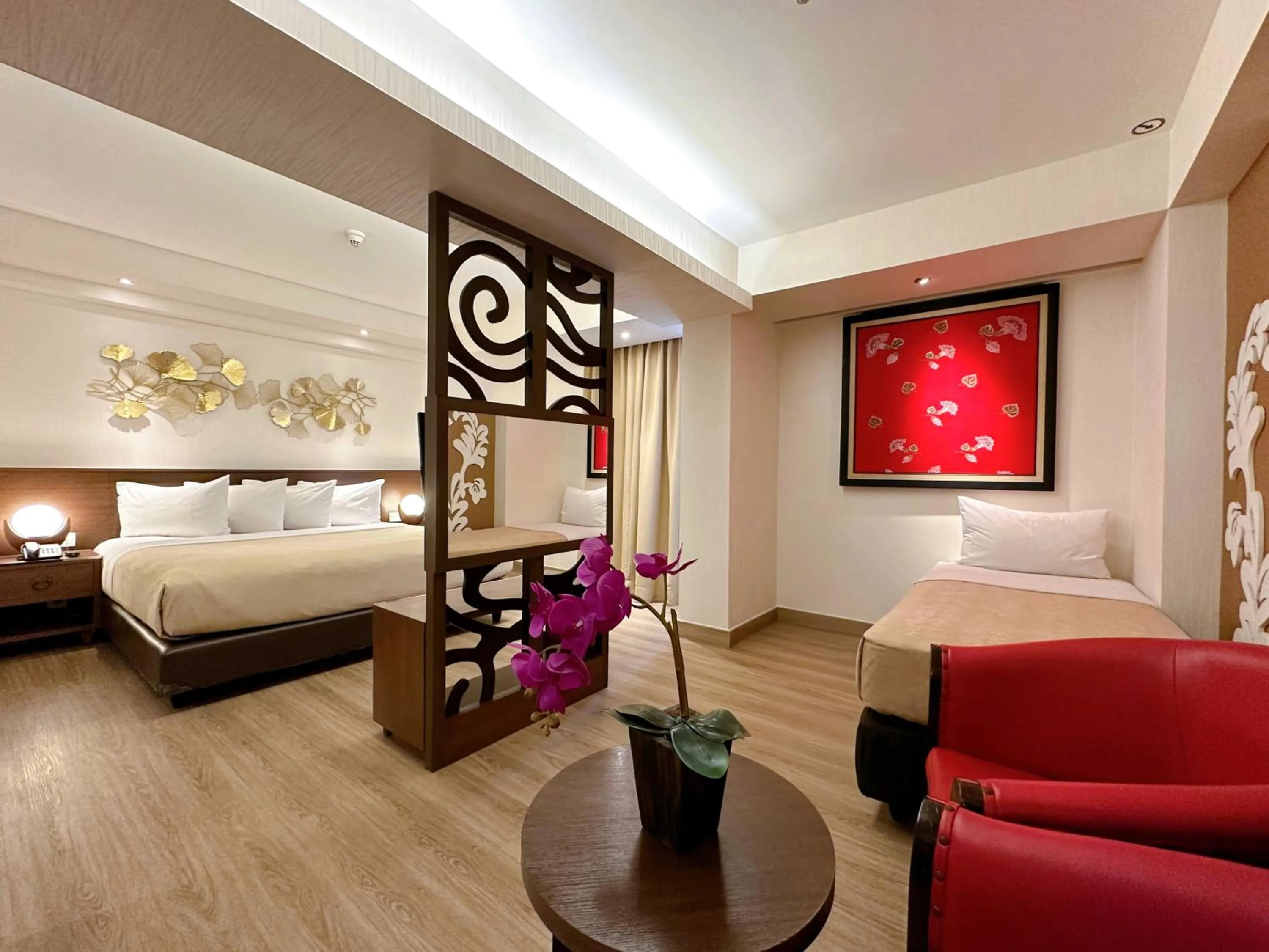 Bed in Atanaya Kuta Bali