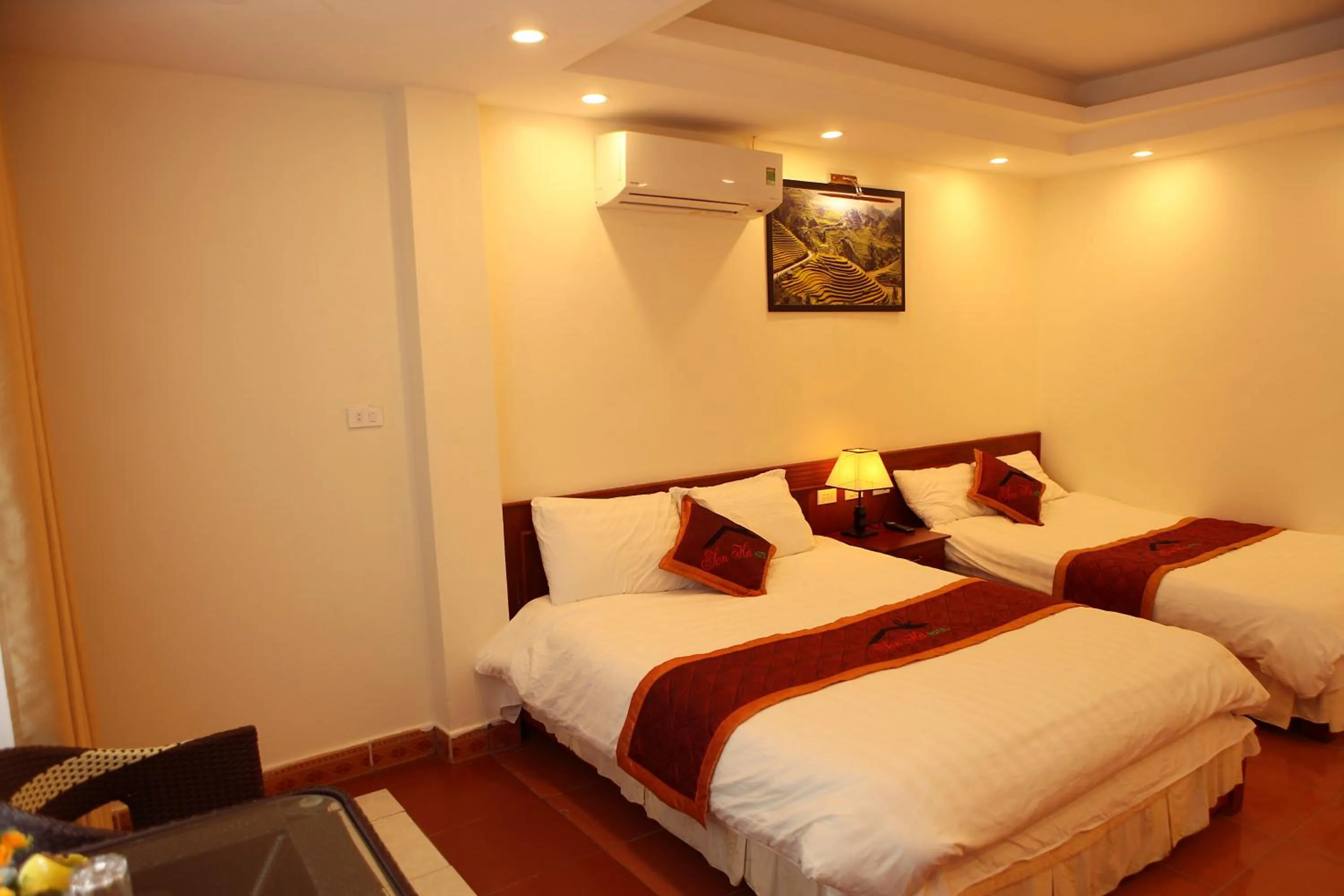Photo of the whole room, Bed in Son Ha Hotel SAPA