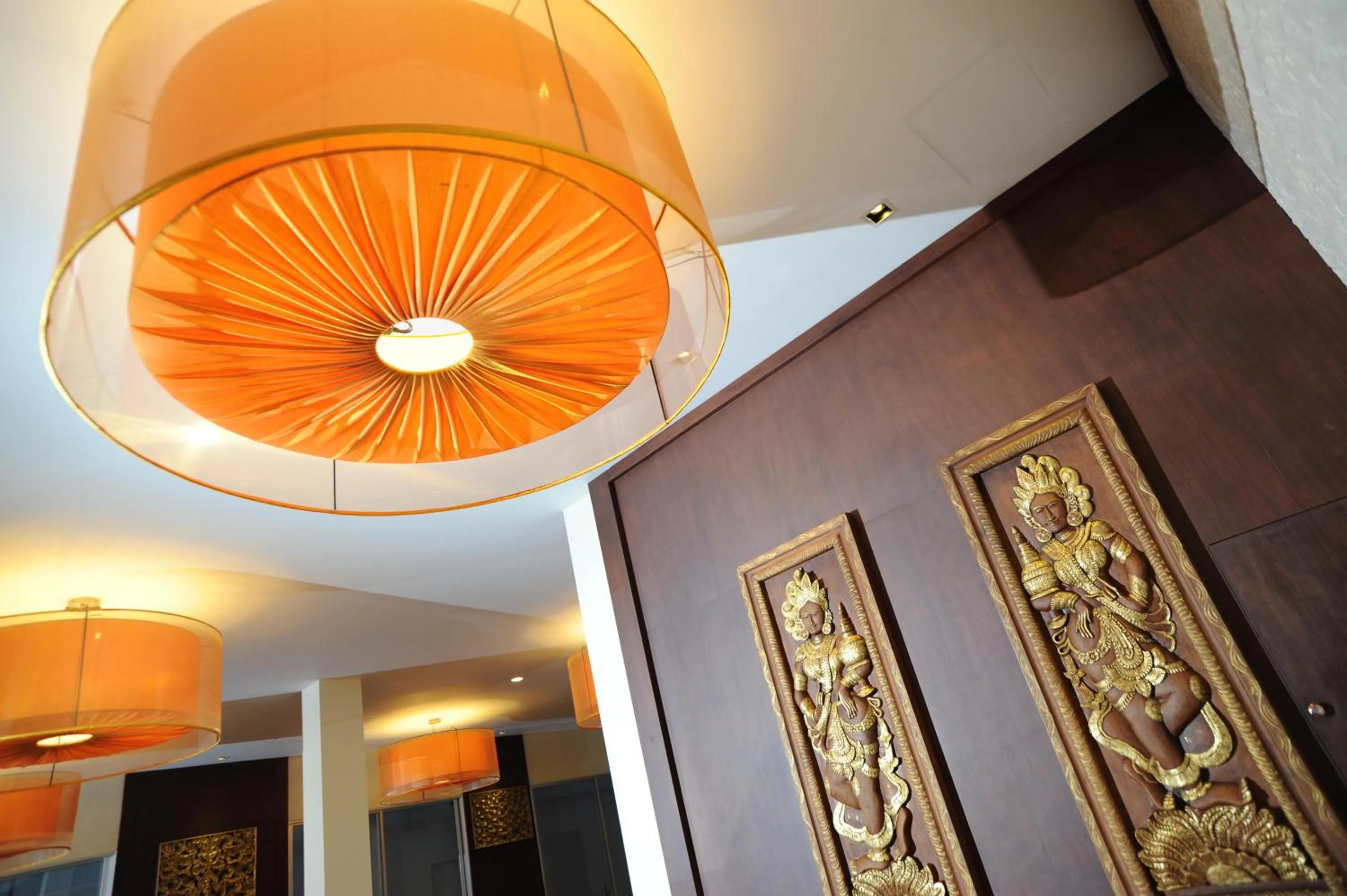 Decorative detail in Mawin Hotel