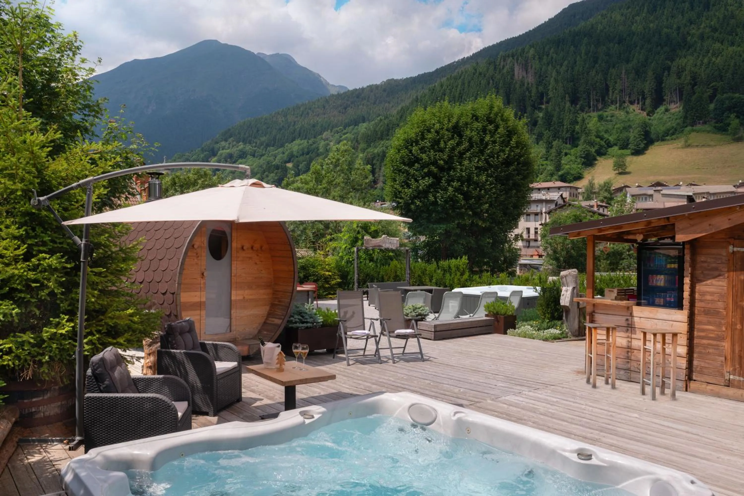 Spa and wellness centre/facilities in Alpen Chalet - Charme Mountain Hotel -