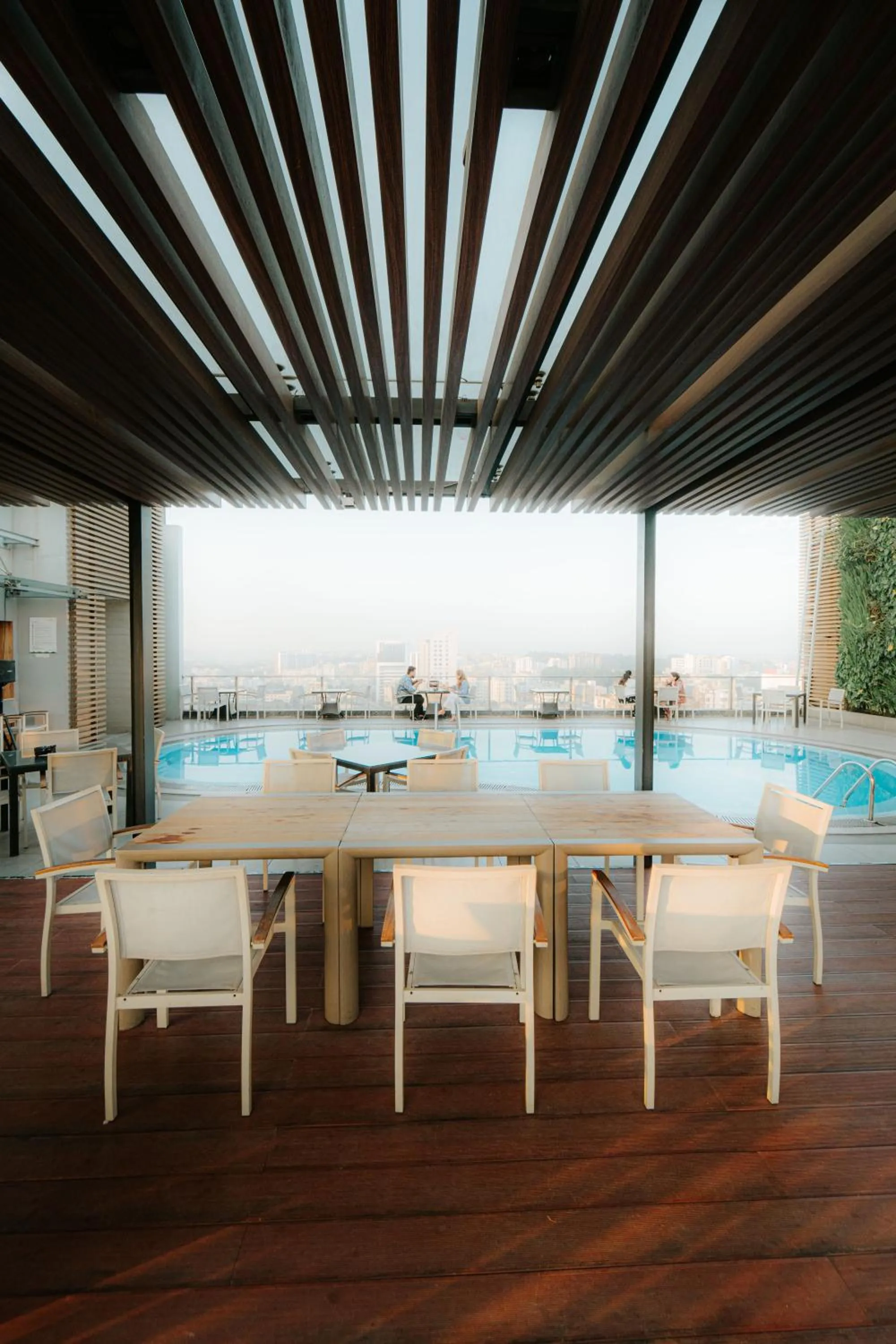 Swimming pool in The Peninsula Chittagong Limited