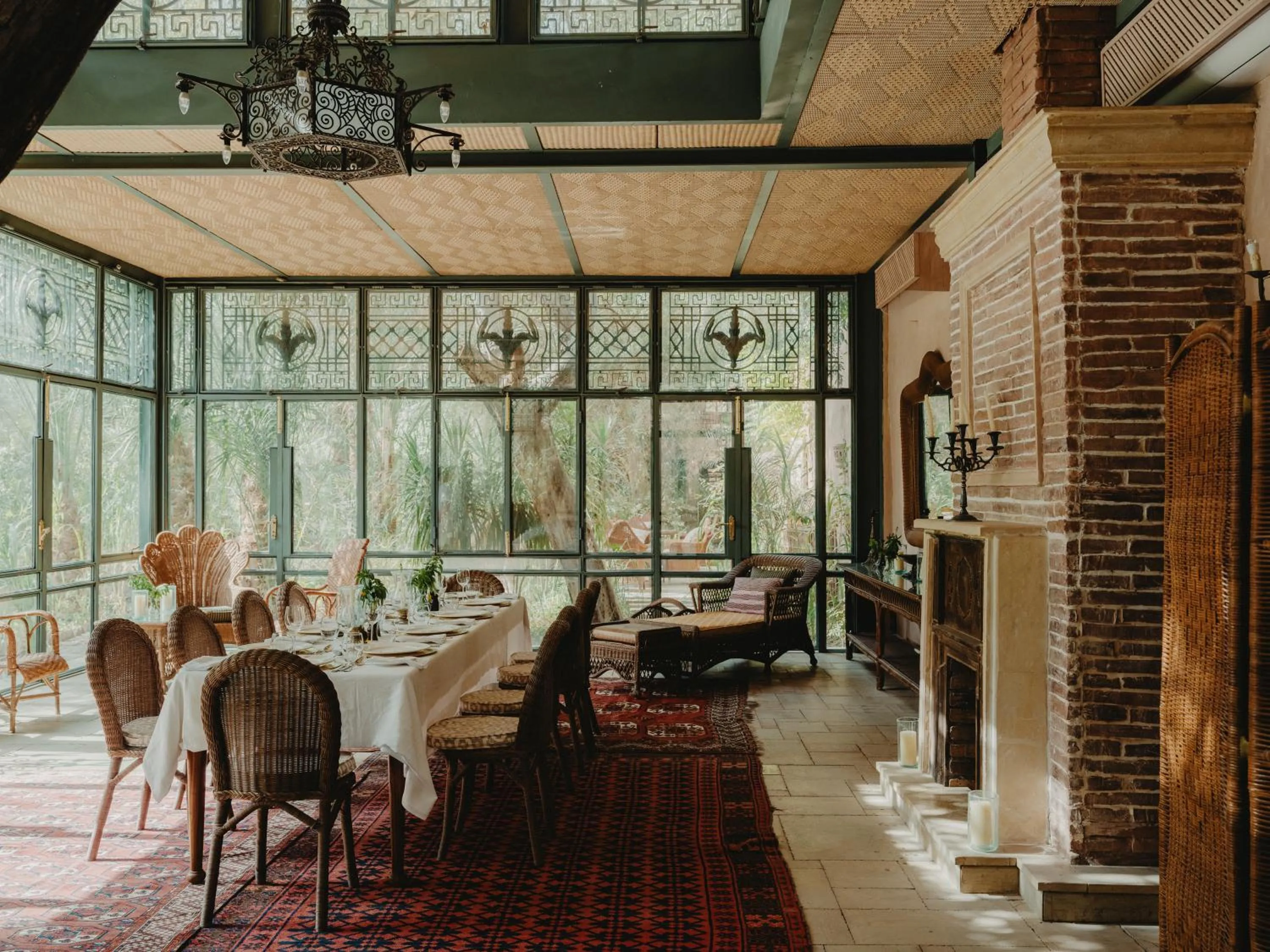 Garden in Al Moudira Hotel