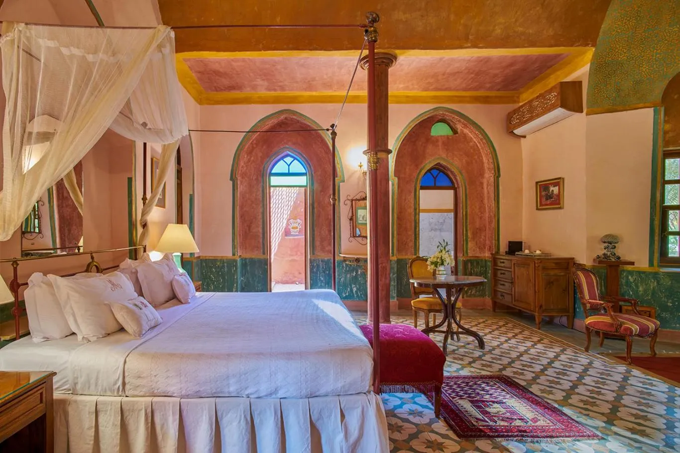 Photo of the whole room, Bed in Al Moudira Hotel